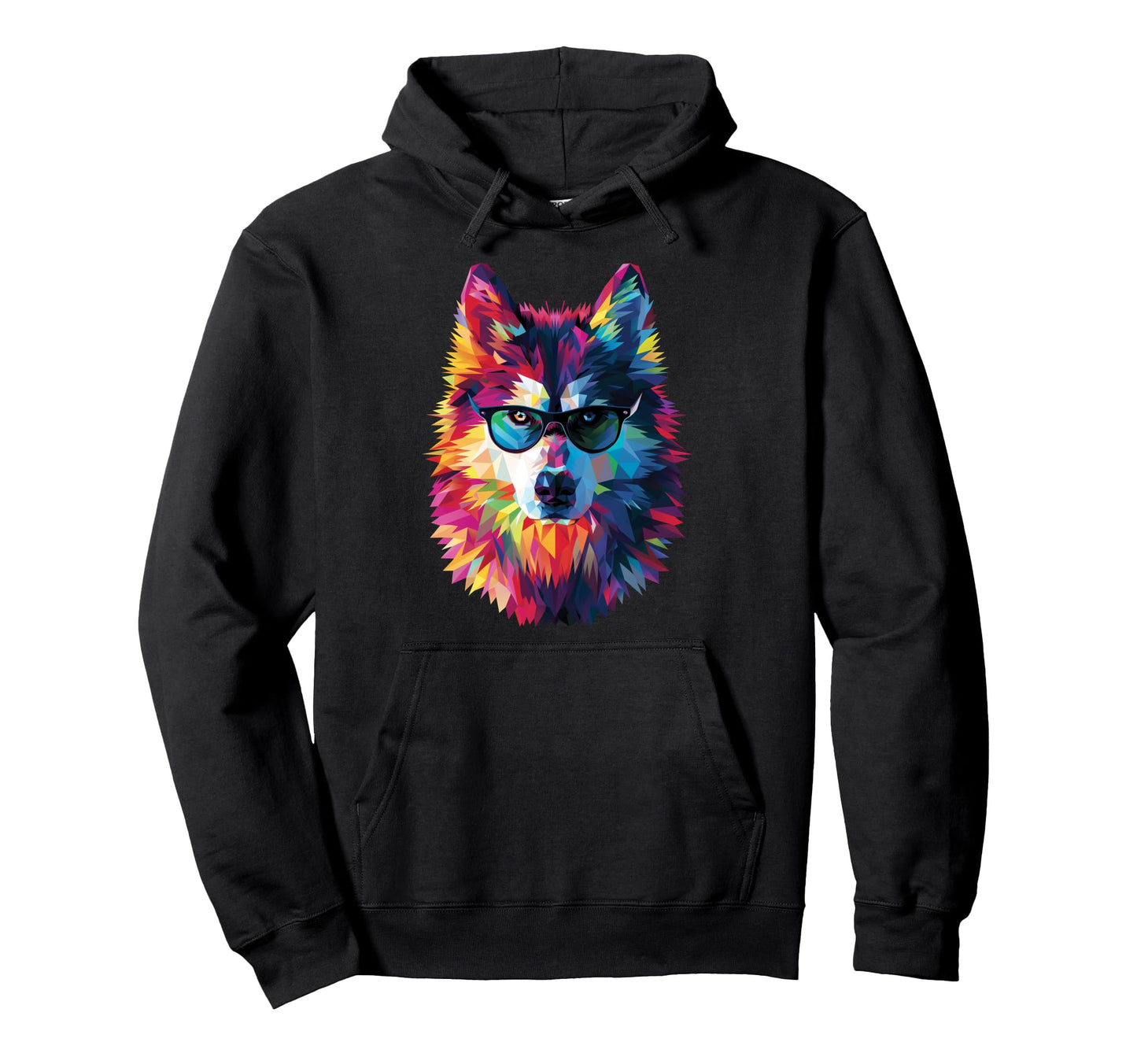 Dog Dad Mom Sunglasses Alaskan Malamute Hoodie - Fun Novelty Design Unisex - T-Shirt, Sweatshirt, Hoodie