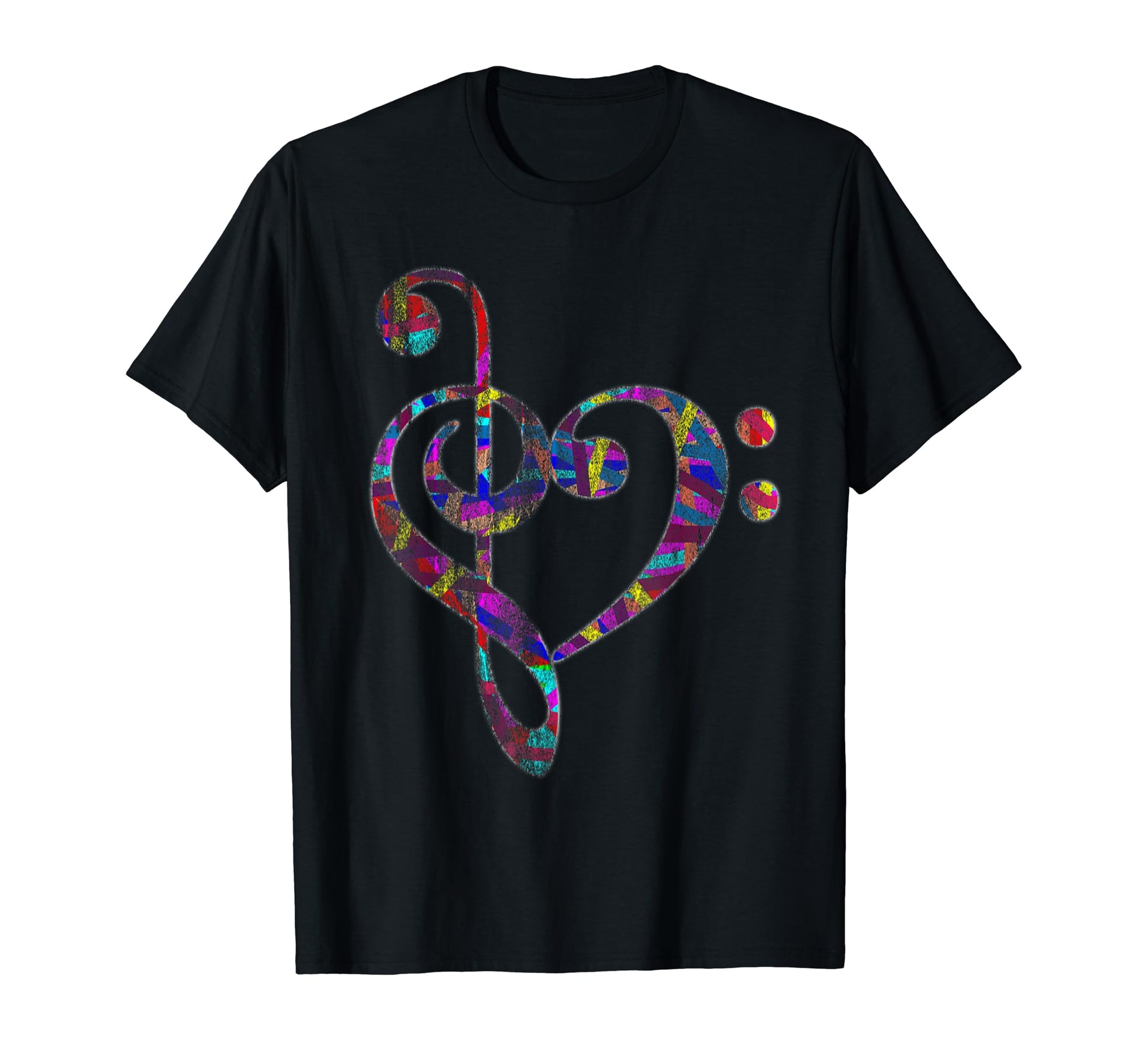 Bass Clef Musician Valentines Day Gifts T-Shirt - Graphic Print for Adults - T-Shirt, Sweatshirt, Hoodie