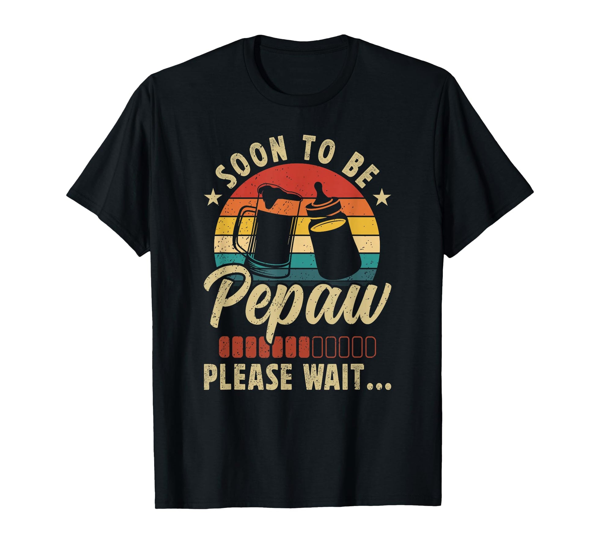 Soon To Be Pepaw Promoted To Pepaw T-Shirt - Minimalist Print Unisex - T-Shirt, Sweatshirt, Hoodie