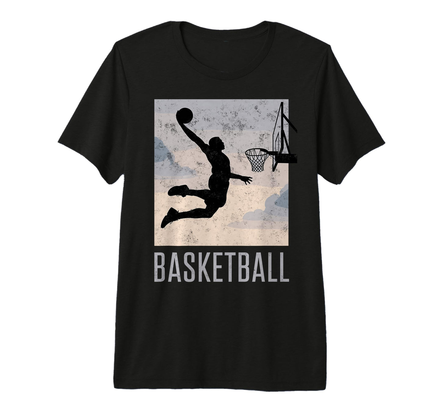 Basketball Player Slam Dunk T-Shirt - Novelty Apparel for Adults - T-Shirt, Sweatshirt, Hoodie