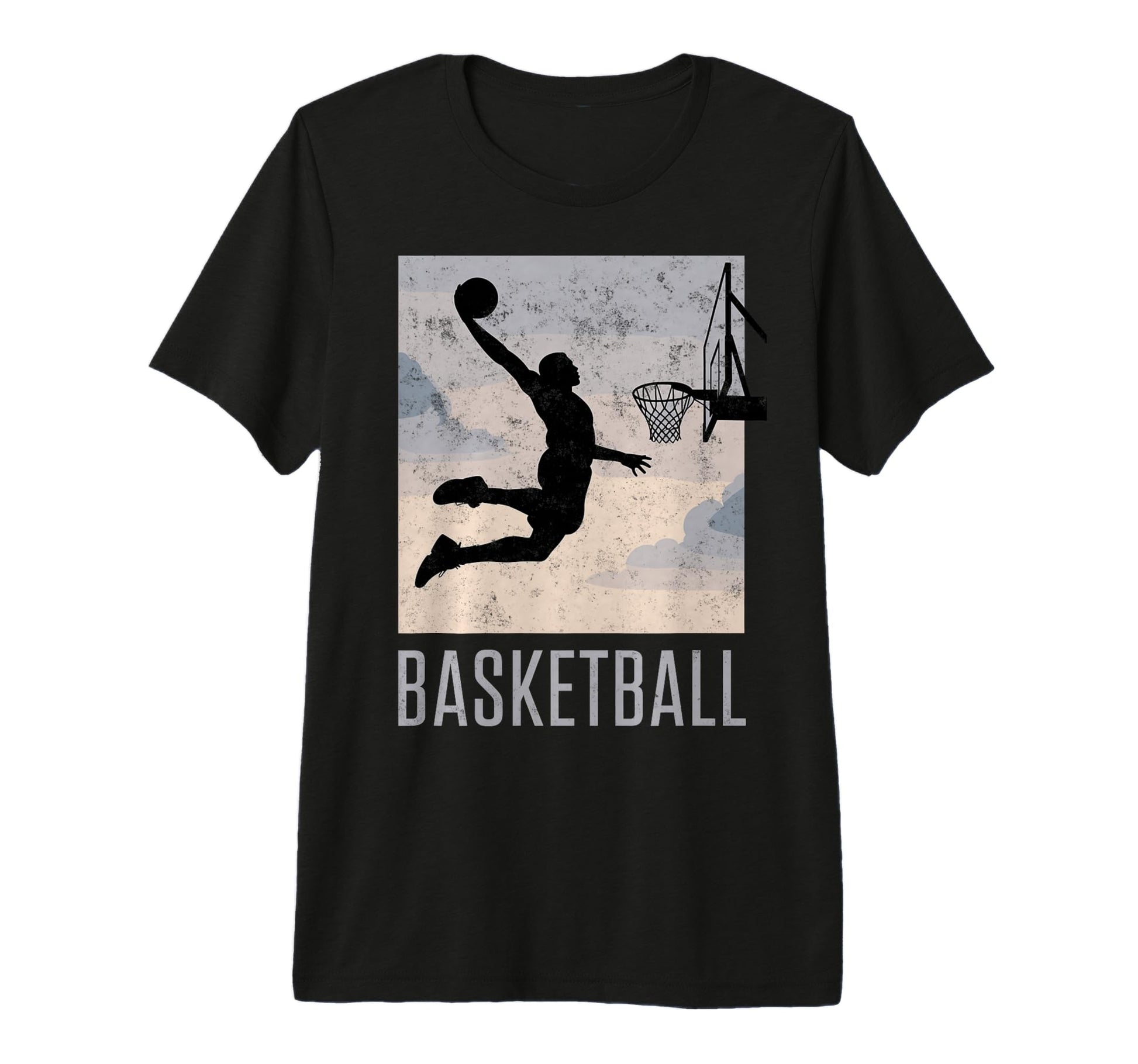 Basketball Player Slam Dunk T-Shirt - Novelty Apparel for Adults - T-Shirt, Sweatshirt, Hoodie