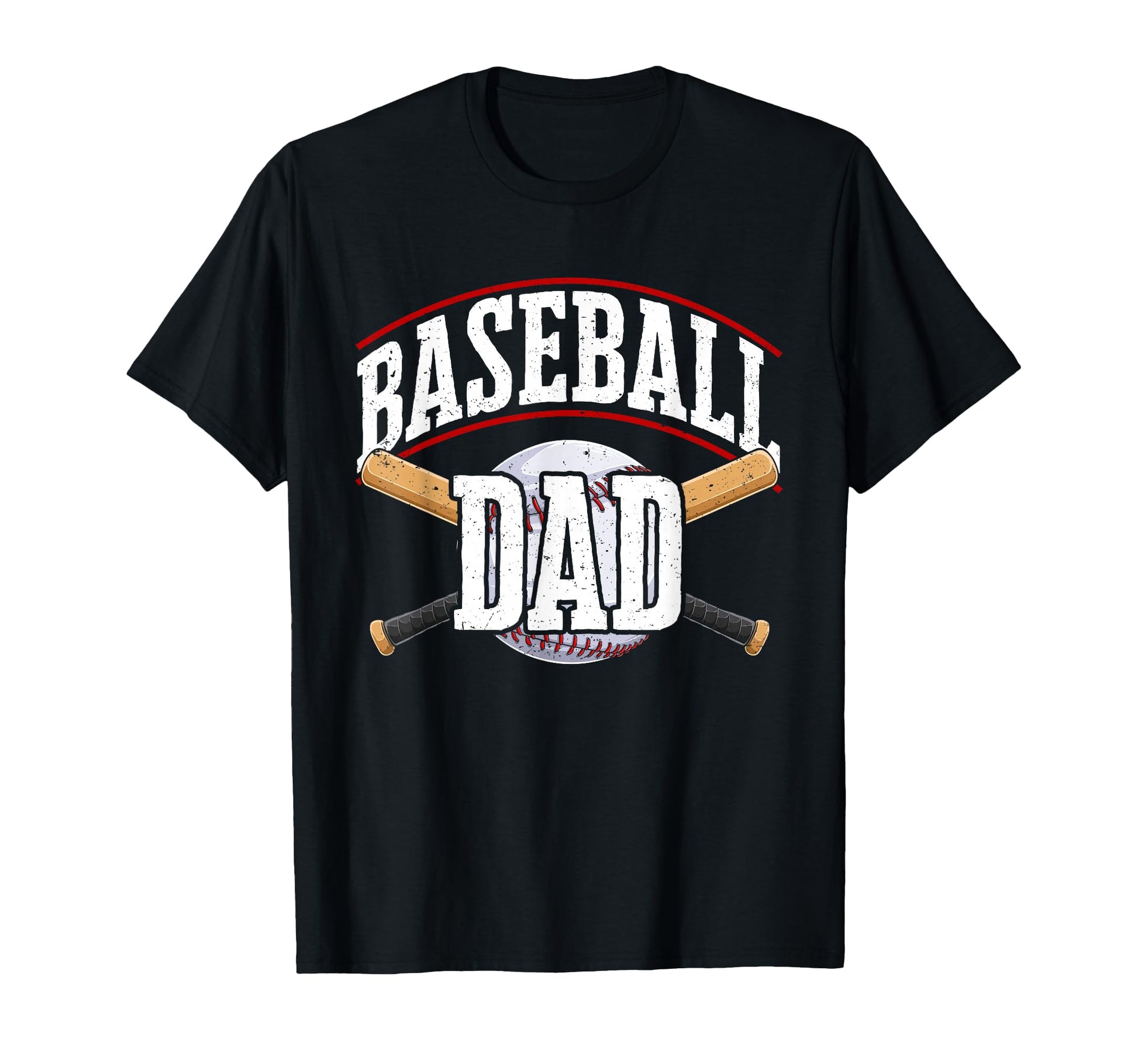 Baseball Baseball Dad Daddy Fathers Day T-Shirt - Graphic Print Unisex - T-Shirt, Sweatshirt, Hoodie