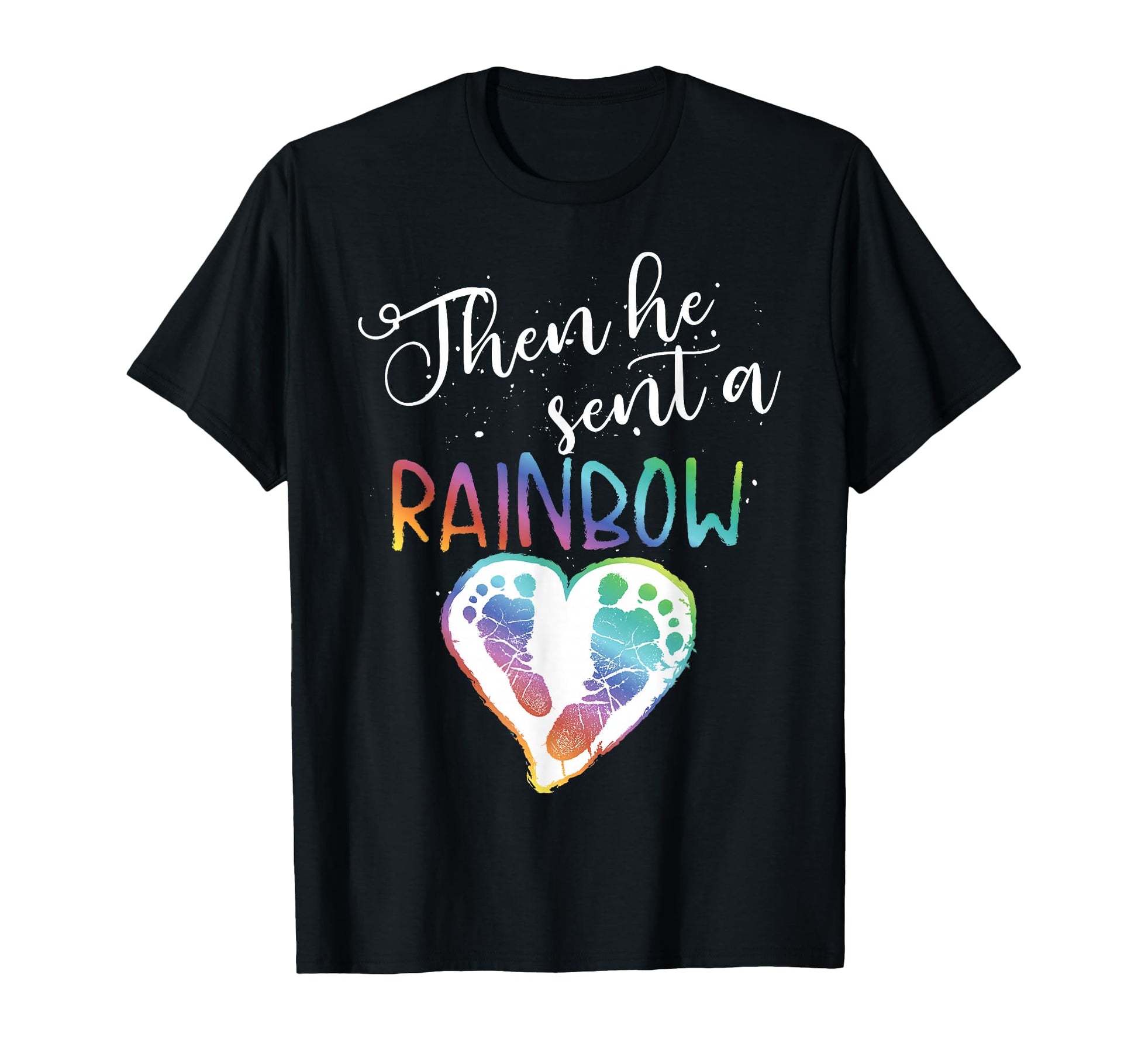 Funny Pregnancy Announcement Rainbow T-Shirt - Custom Art Print Men Women - T-Shirt, Sweatshirt, Hoodie