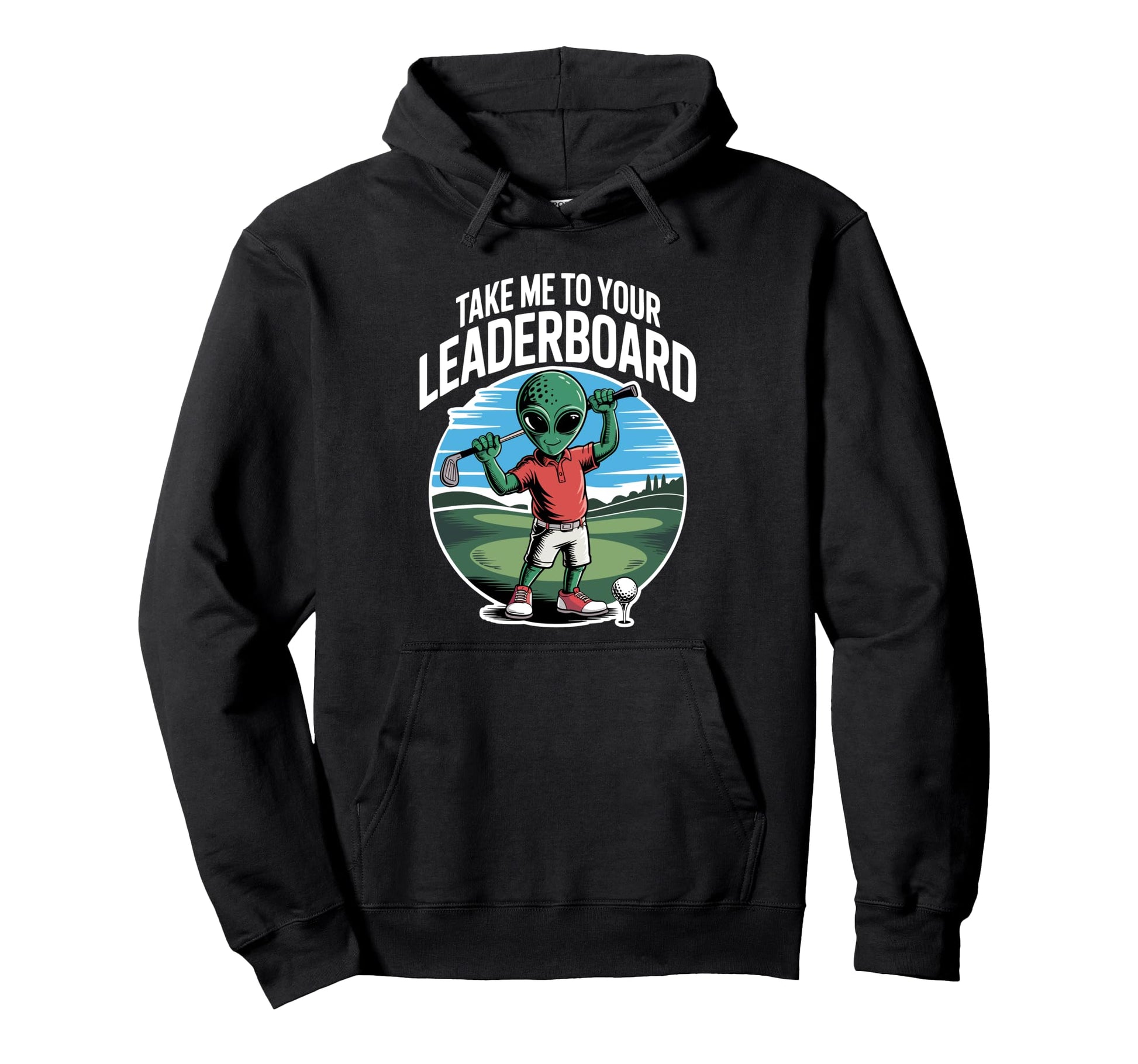 Golf Take Me To Your Leaderboard Dad Hoodie - Aesthetic Graphic Men Women - T-Shirt, Sweatshirt, Hoodie
