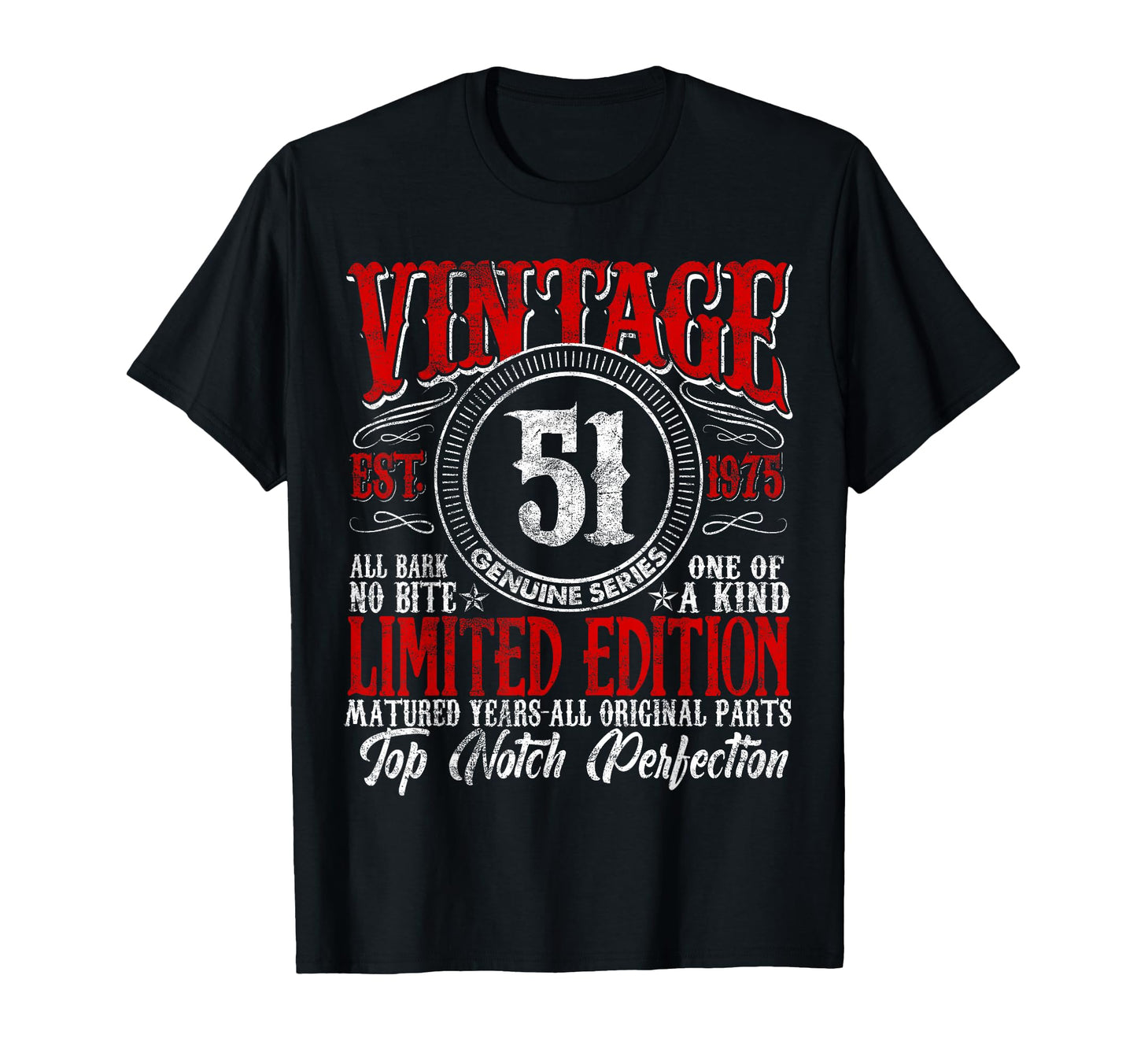 51 Year Old Gifts 1975 51St Birthday T-Shirt - Novelty Apparel Unisex - T-Shirt, Sweatshirt, Hoodie