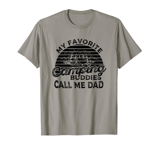 Camping My Favorite Camping Buddies T-Shirt - Novelty Apparel Men Women - T-Shirt, Sweatshirt, Hoodie