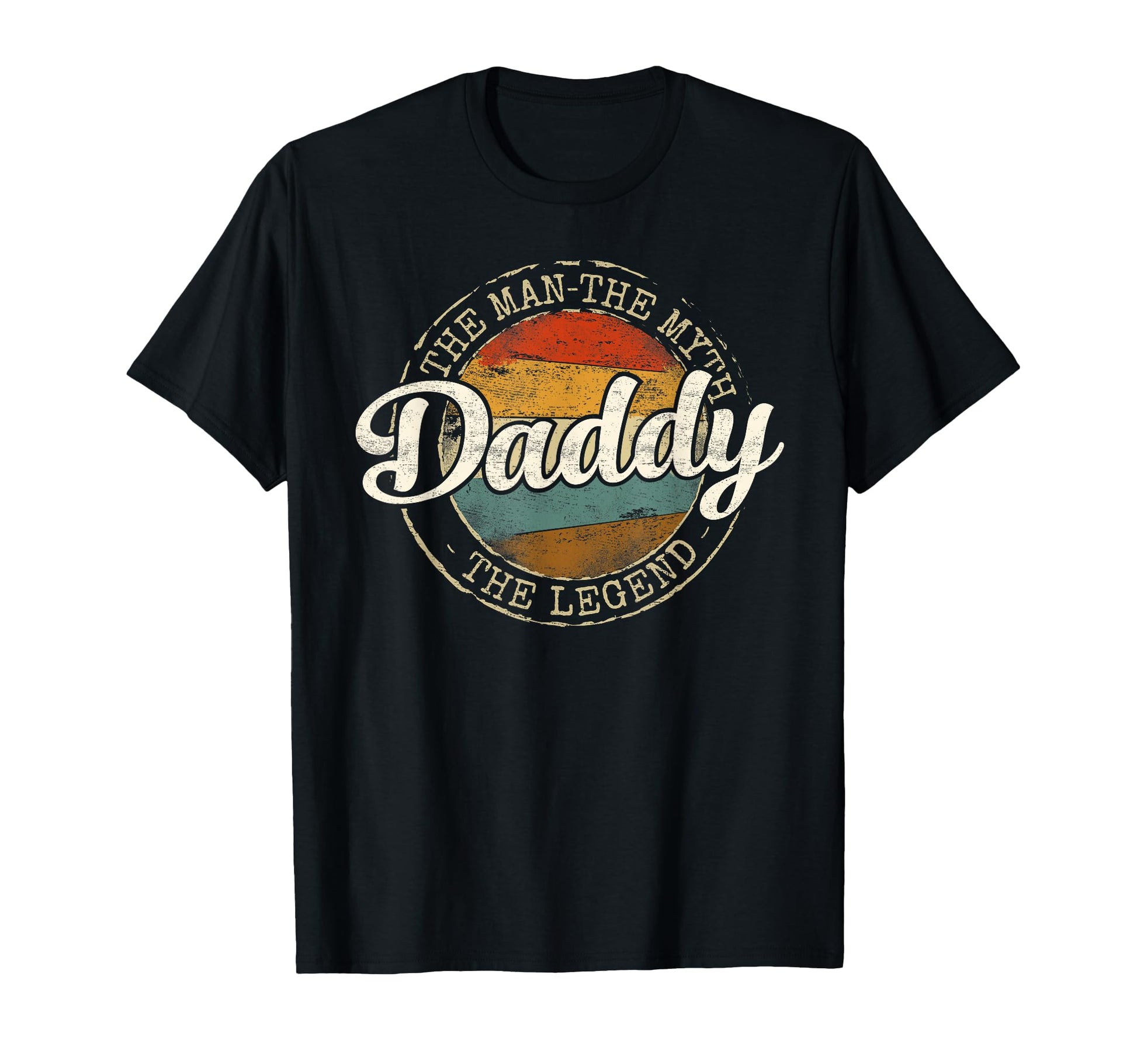 Daddy Myth Legend Stamp Fathers Day Dad T-Shirt - Minimalist Print Unisex - T-Shirt, Sweatshirt, Hoodie