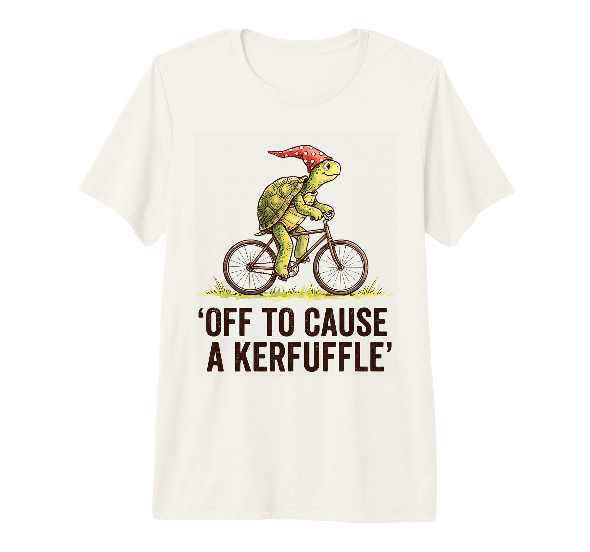 Off To Cause Kerfuffle Turtle Funny T-Shirt - Unique Graphic Men Women - T-Shirt, Sweatshirt, Hoodie