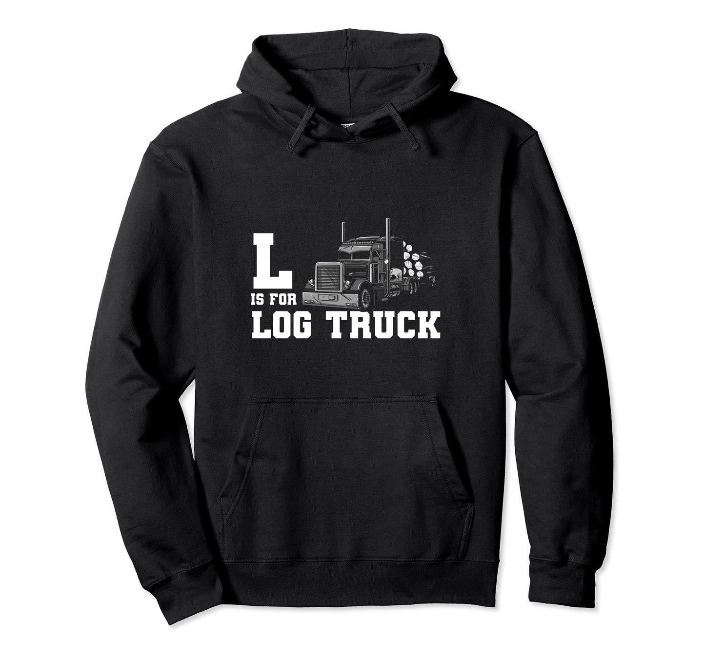 Dad Hero Log Trucker Legend Fathers Hoodie - Fun Novelty Design for Adults - T-Shirt, Sweatshirt, Hoodie