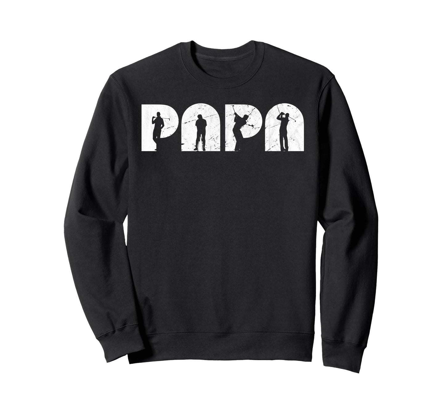 Papa Golf Dad Golfing Father Day Sweatshirt - Graphic Print Unisex - T-Shirt, Sweatshirt, Hoodie