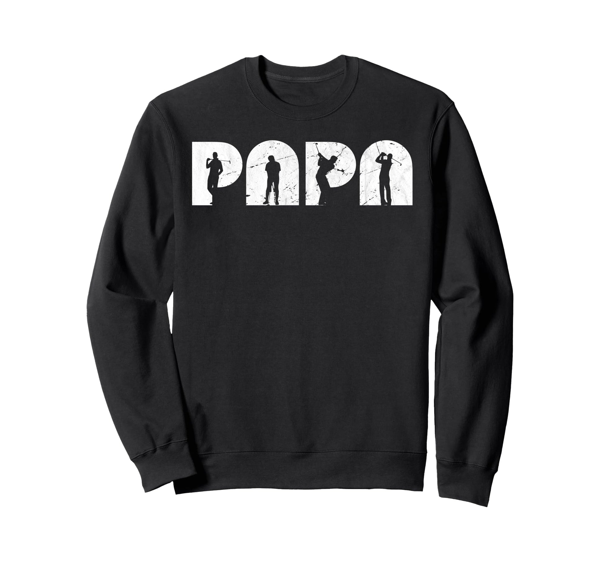 Papa Golf Dad Golfing Father Day Sweatshirt - Graphic Print Unisex - T-Shirt, Sweatshirt, Hoodie
