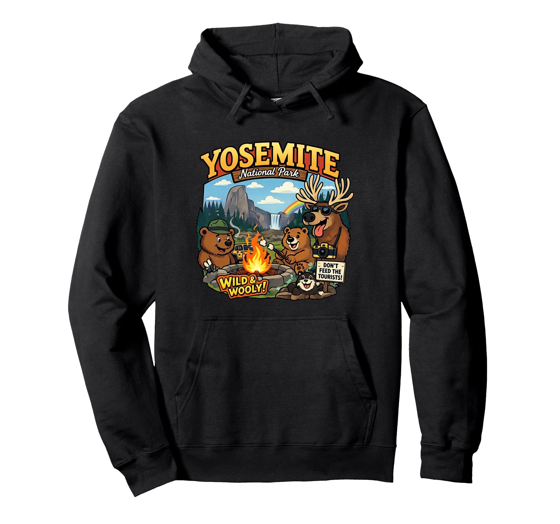 Funny Yosemite National Park Dont Feed Hoodie - Trendy Graphic Men Women - T-Shirt, Sweatshirt, Hoodie