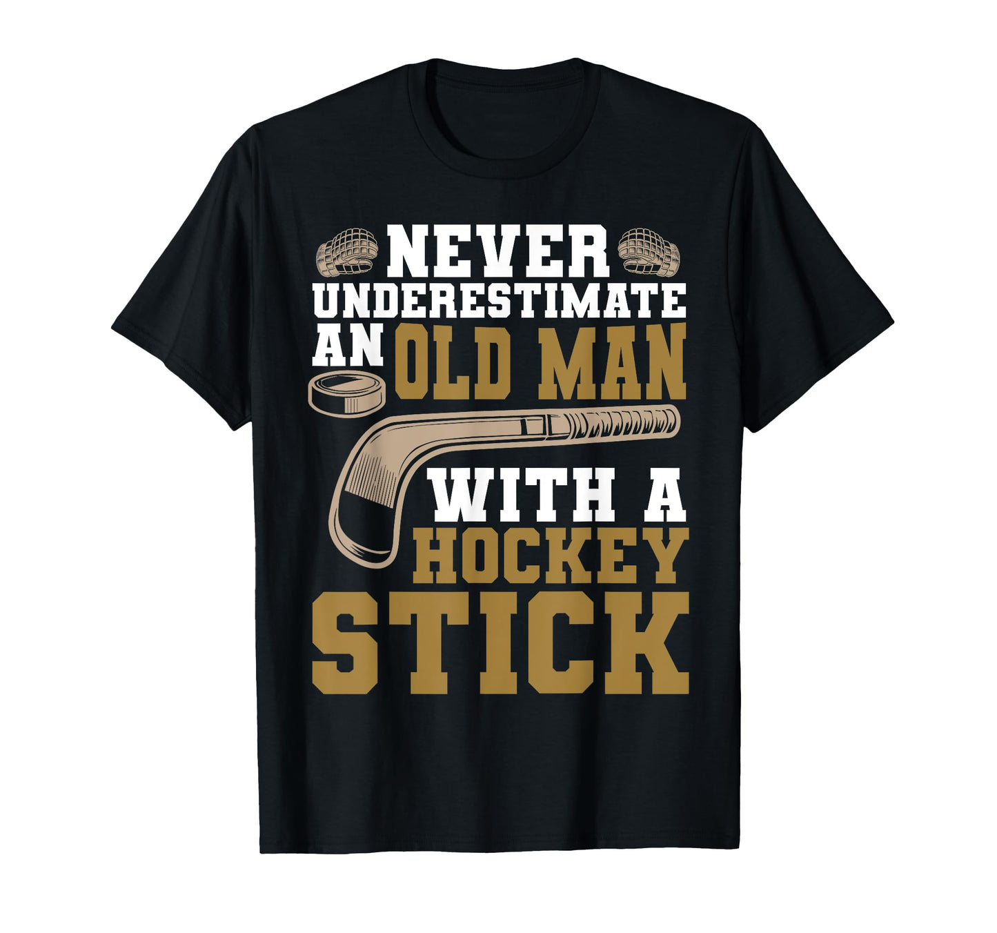 Ice Hockey Dad Father Never T-Shirt - Custom Art Print Men Women - T-Shirt, Sweatshirt, Hoodie