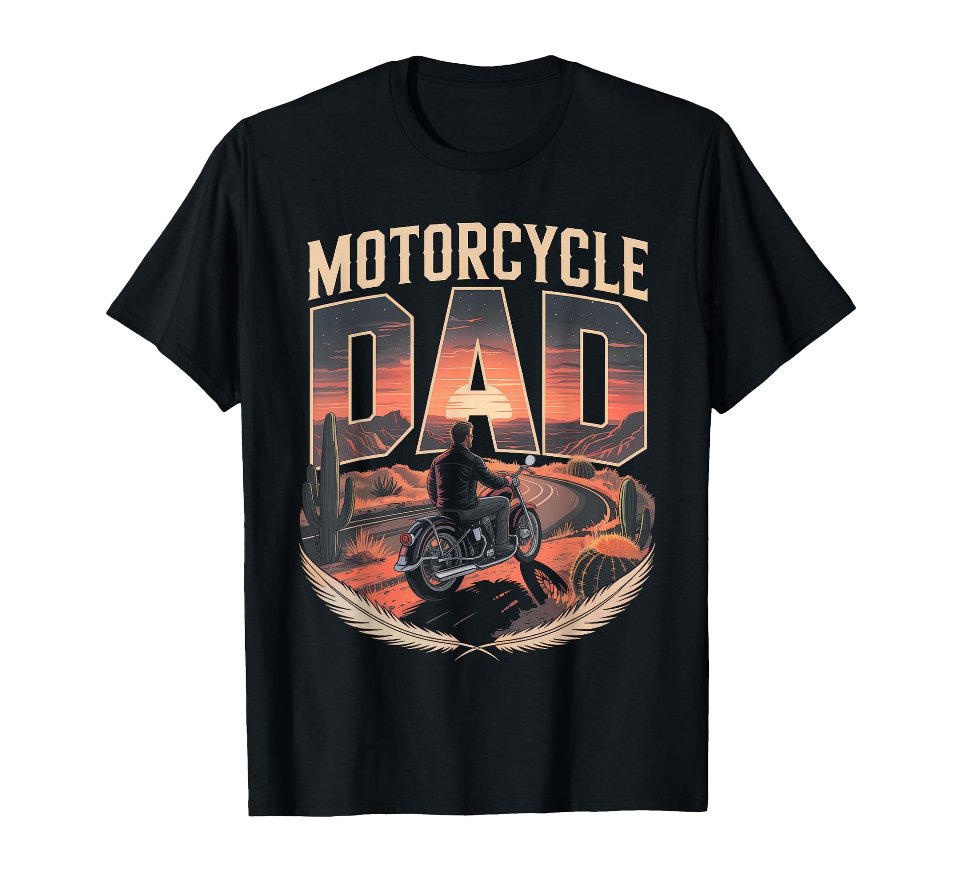 Motorcycle Dad Cruiser Life Thunder Ride T-Shirt - Trendy Graphic Unisex - T-Shirt, Sweatshirt, Hoodie