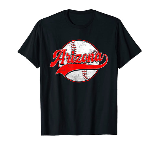 Arizona Funny Baseball Mom Dad Son Brother T-Shirt - Unique Graphic Unisex - T-Shirt, Sweatshirt, Hoodie