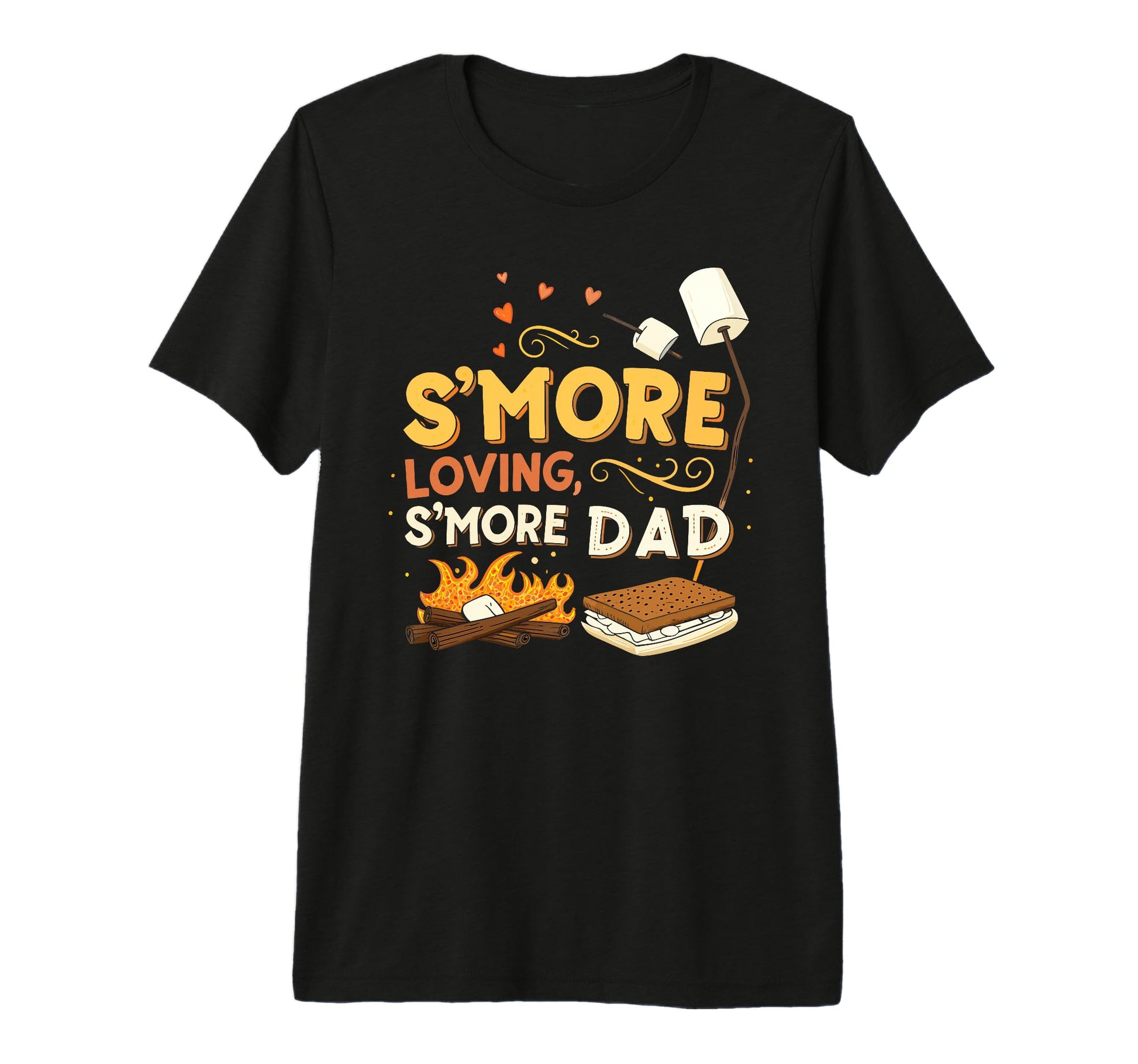Smore Loving Smore Dad Funny Fathers Day T-Shirt - Novelty Apparel Unisex - T-Shirt, Sweatshirt, Hoodie