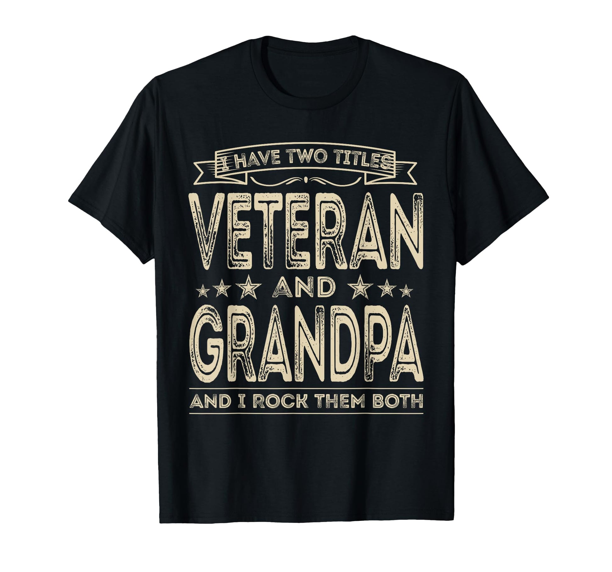 I Have Two Titles Veteran And T-Shirt - Minimalist Print for Adults - T-Shirt, Sweatshirt, Hoodie