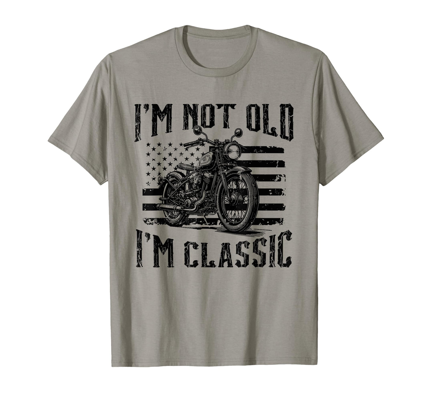 Im Not Old Im Motorcycle Dad Birthday T-Shirt - Custom Art Print Unisex - T-Shirt, Sweatshirt, Hoodie