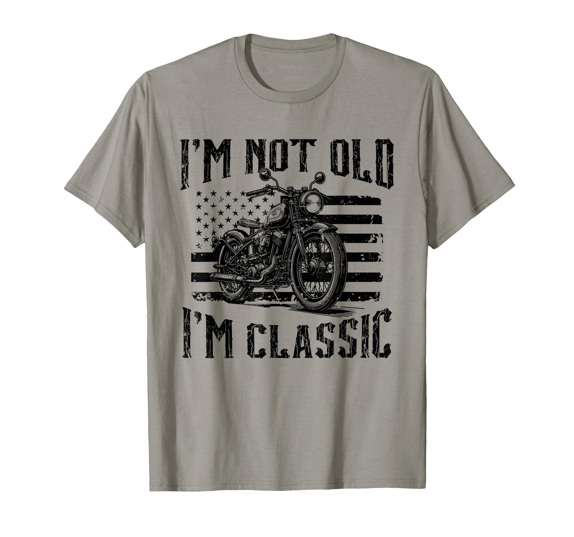 Im Not Old Im Motorcycle Dad Birthday T-Shirt - Custom Art Print Unisex - T-Shirt, Sweatshirt, Hoodie