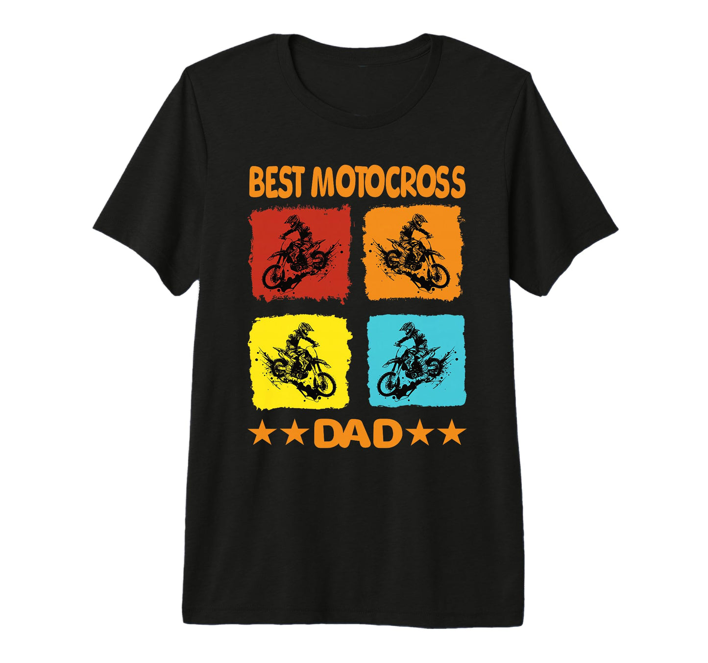 Best Motocross Dad Motocross Bike T-Shirt - Graphic Print for Adults - T-Shirt, Sweatshirt, Hoodie
