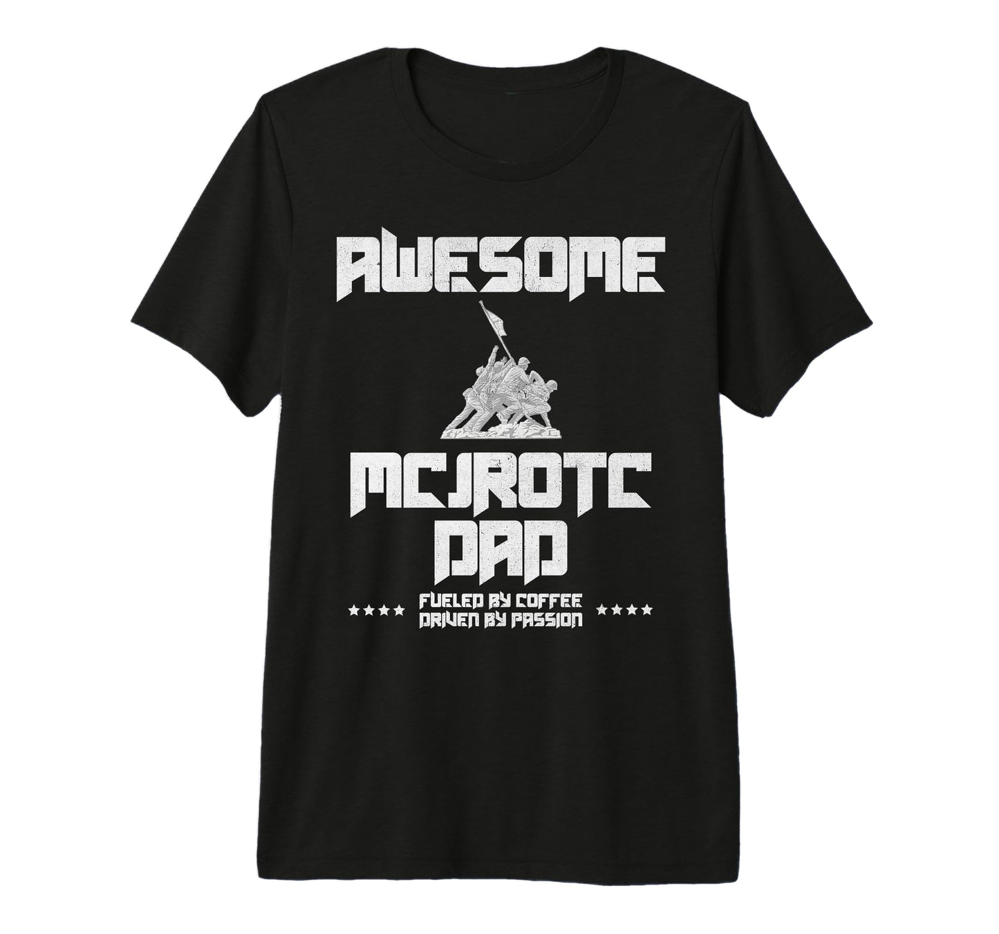 Mens Awesome Mcjrotc Dad Military T-Shirt - Fun Novelty Design for Adults - T-Shirt, Sweatshirt, Hoodie
