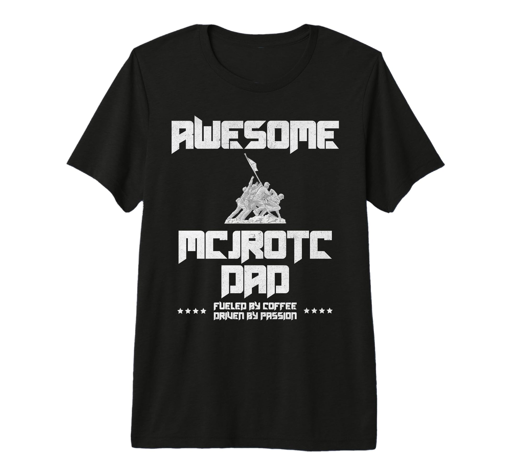Mens Awesome Mcjrotc Dad Military T-Shirt - Fun Novelty Design for Adults - T-Shirt, Sweatshirt, Hoodie