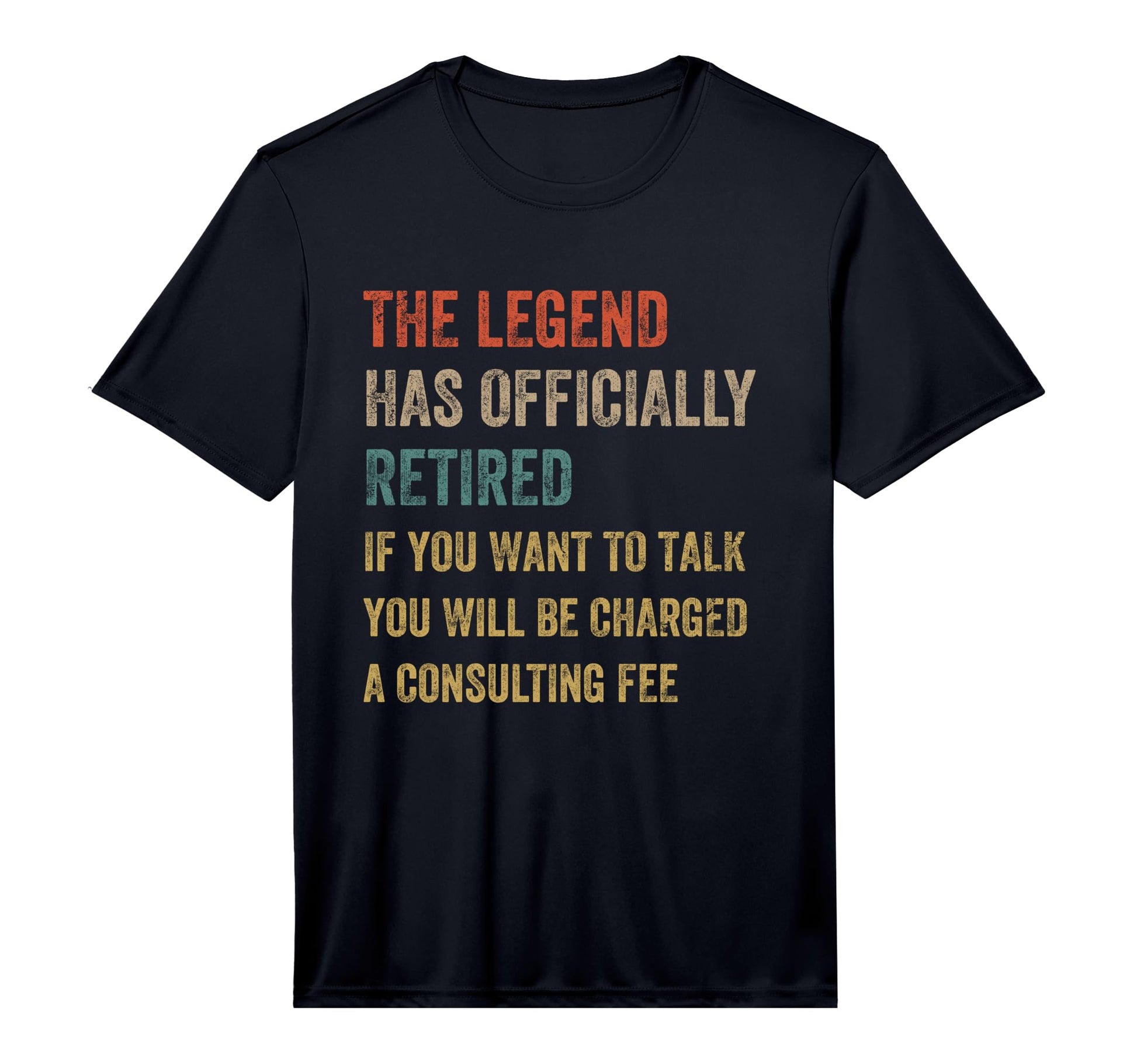 Mens Legend Officially Retired Mens T-Shirt - Custom Art Print Unisex - T-Shirt, Sweatshirt, Hoodie
