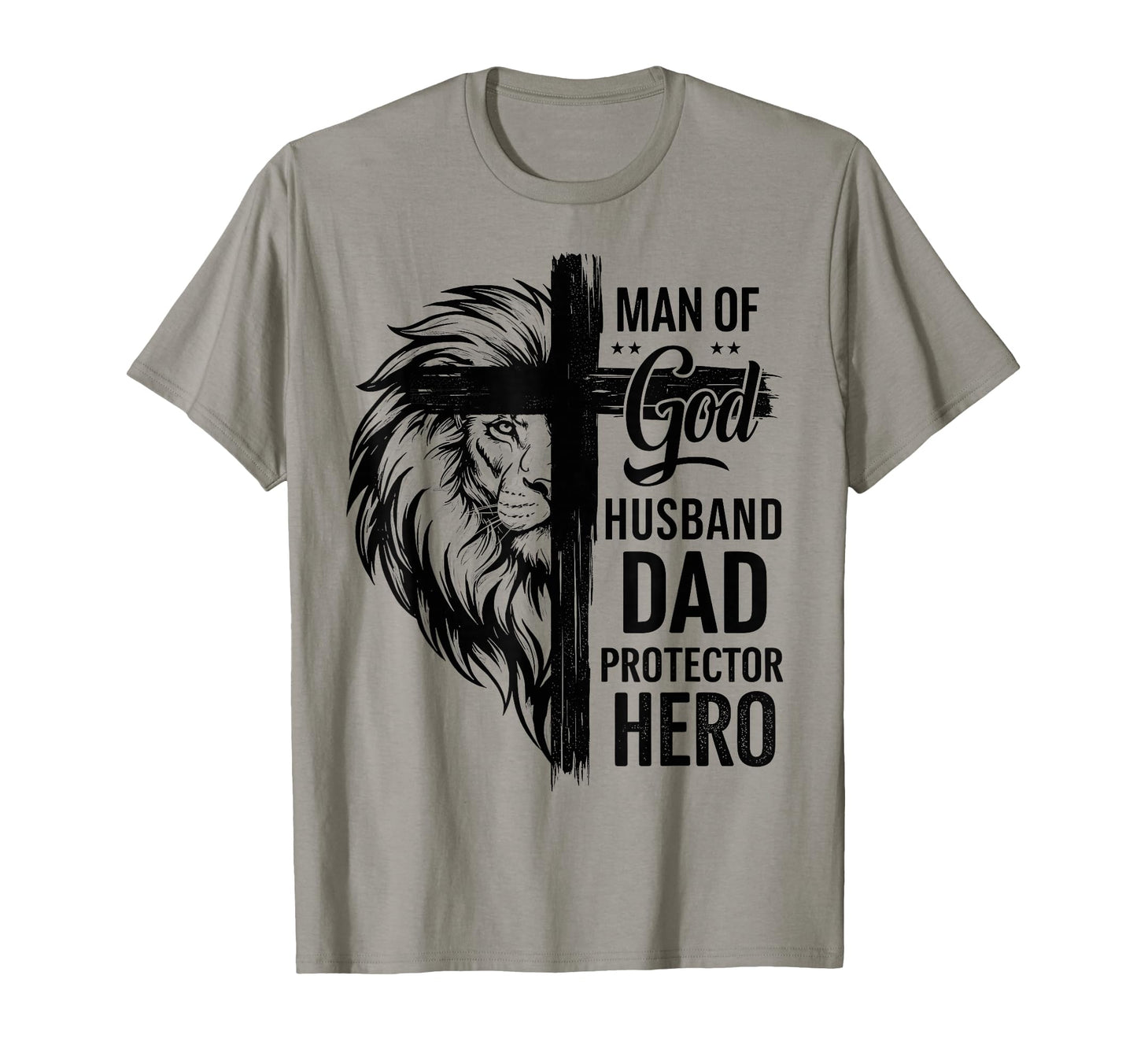 Christian Cross God Husband Dad T-Shirt - Graphic Print Men Women - T-Shirt, Sweatshirt, Hoodie