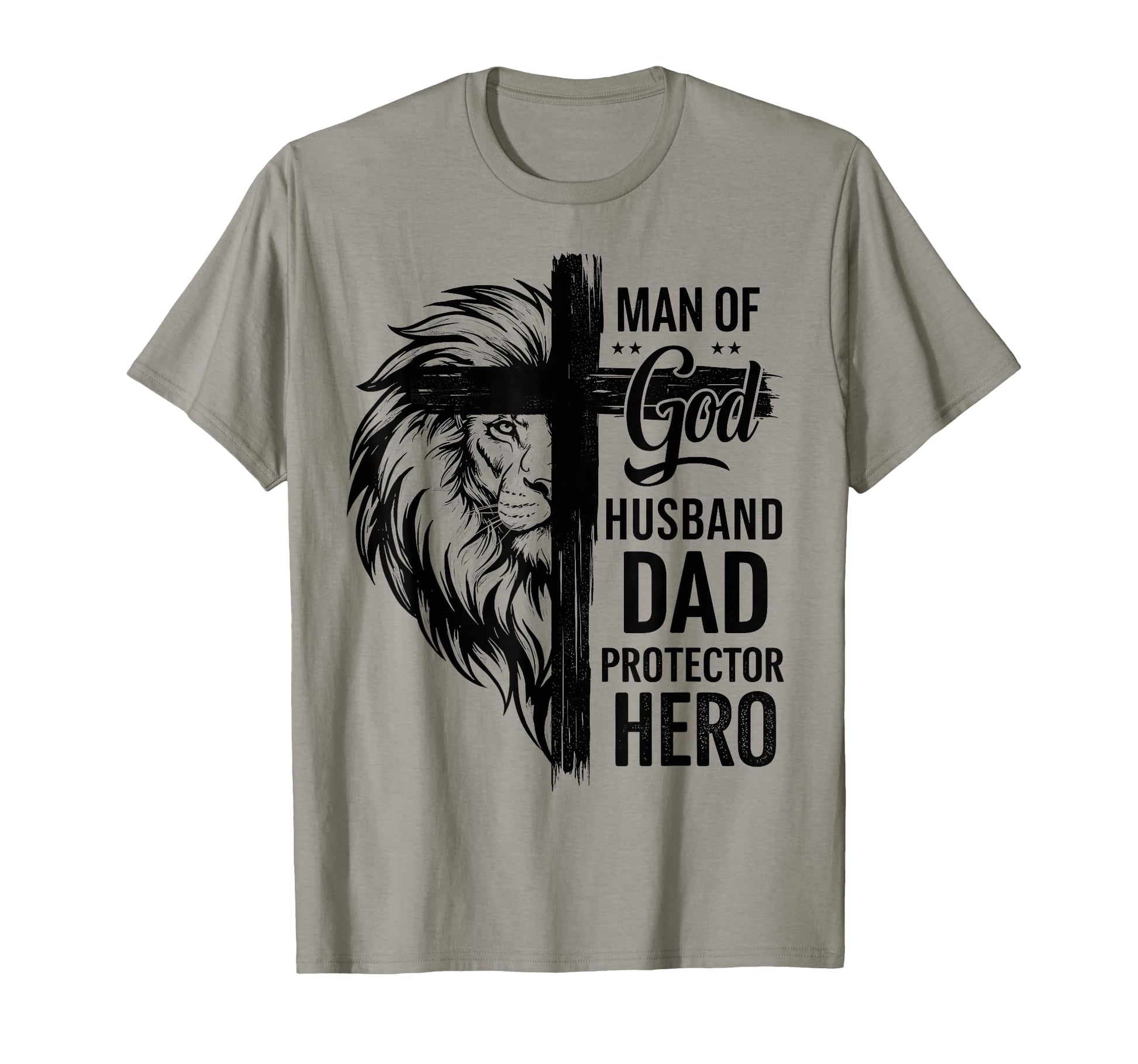 Christian Cross God Husband Dad T-Shirt - Graphic Print Men Women - T-Shirt, Sweatshirt, Hoodie