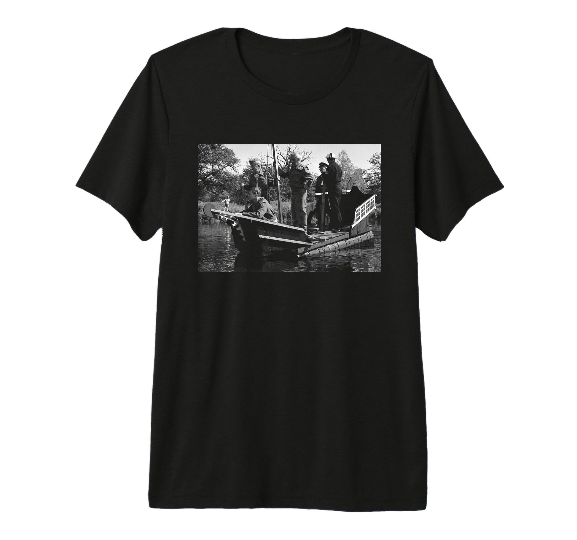 Arthur Lowe Captain Mainwaring Co T-Shirt - Minimalist Print for Adults - T-Shirt, Sweatshirt, Hoodie