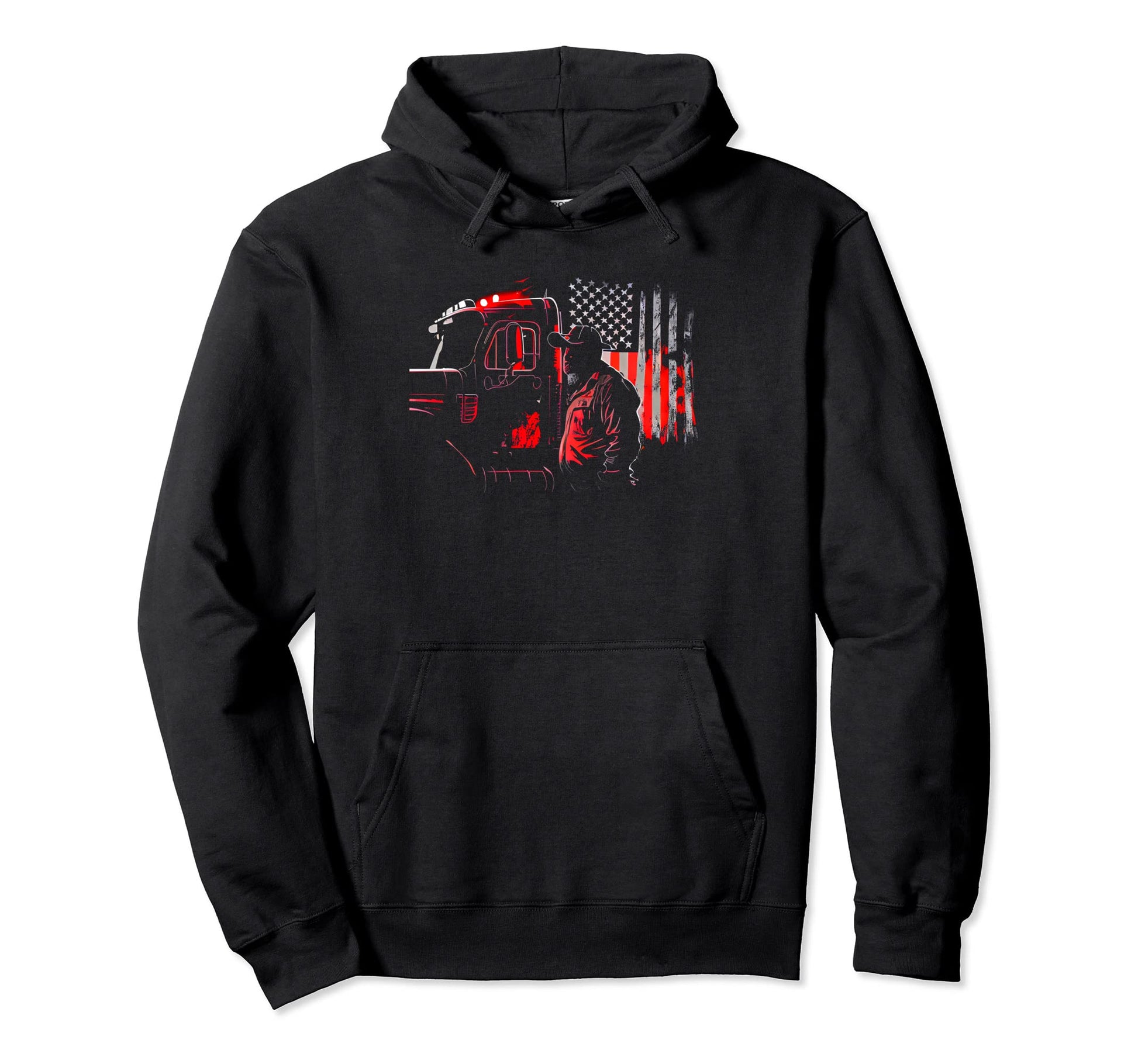 Funny Trucker American Big Rigs Diesel Hoodie - Trendy Graphic Men Women - T-Shirt, Sweatshirt, Hoodie