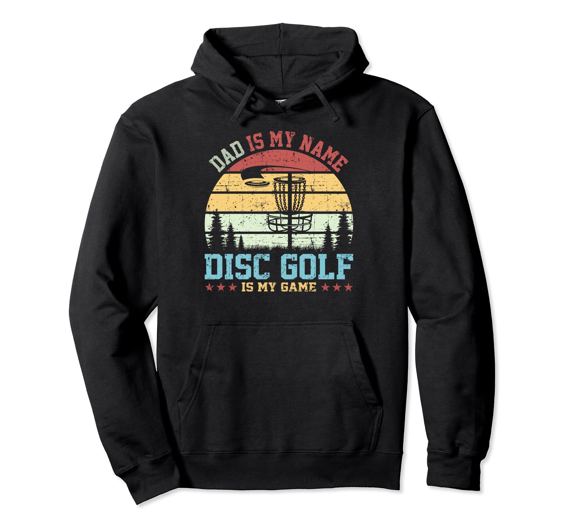 Dad Disc Golf Lover Fathers Day Grandpa Hoodie - Unique Graphic Men Women - T-Shirt, Sweatshirt, Hoodie