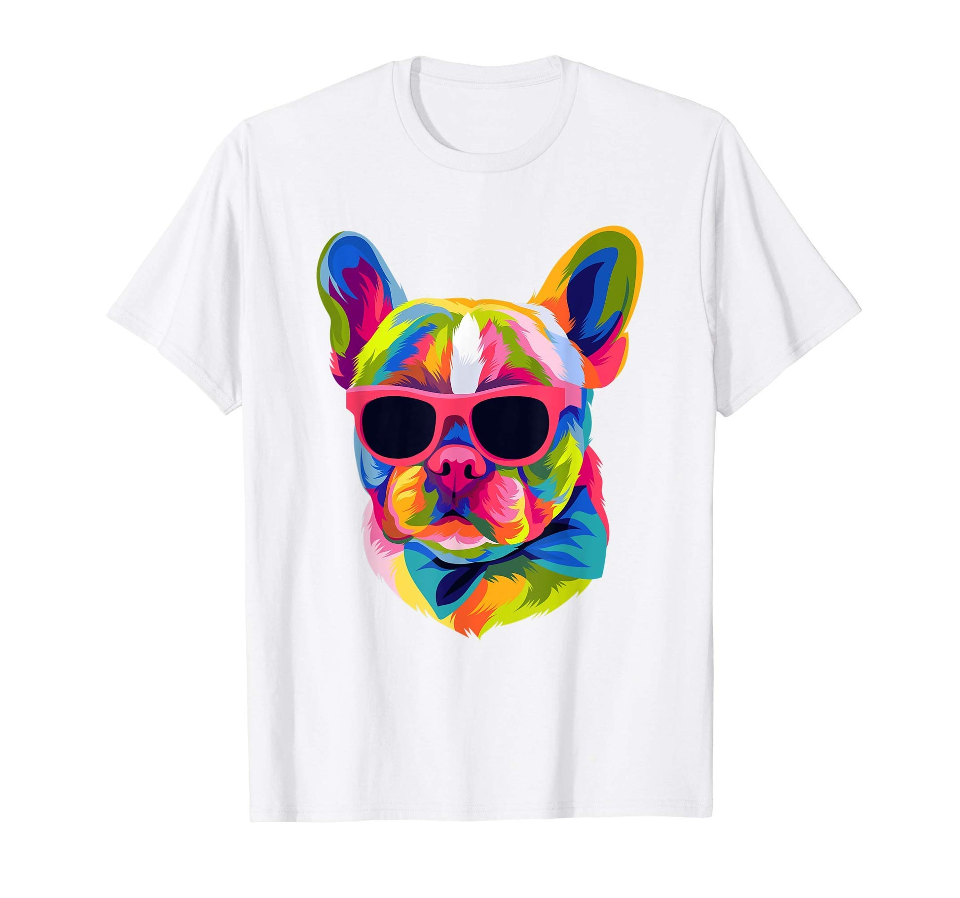 Pop Art French Bulldog Gift Fur Mom T-Shirt - Aesthetic Graphic for Adults - T-Shirt, Sweatshirt, Hoodie