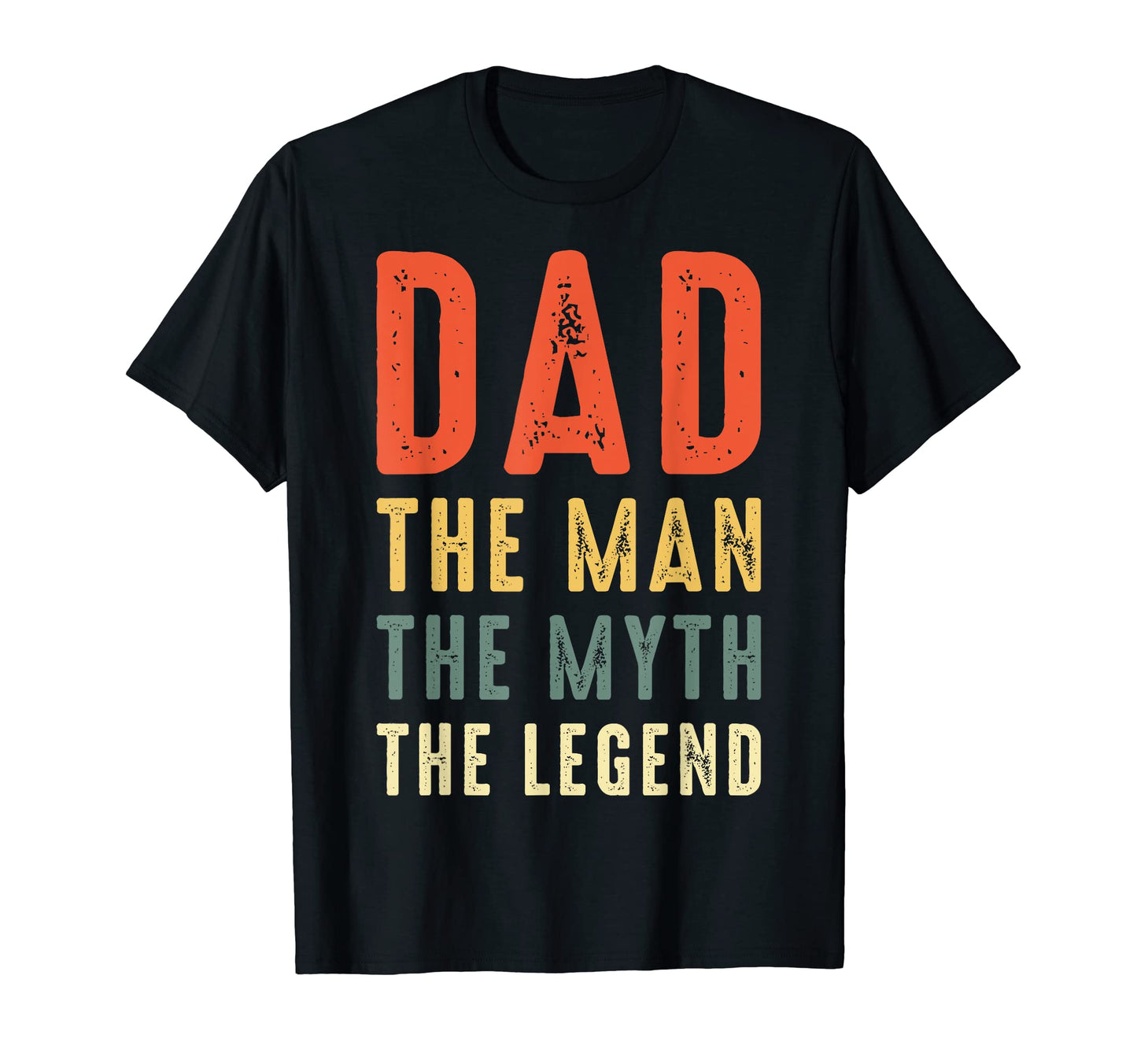 Mens Fathers Day Worlds Best Dad Myth T-Shirt - Unique Graphic Unisex - T-Shirt, Sweatshirt, Hoodie