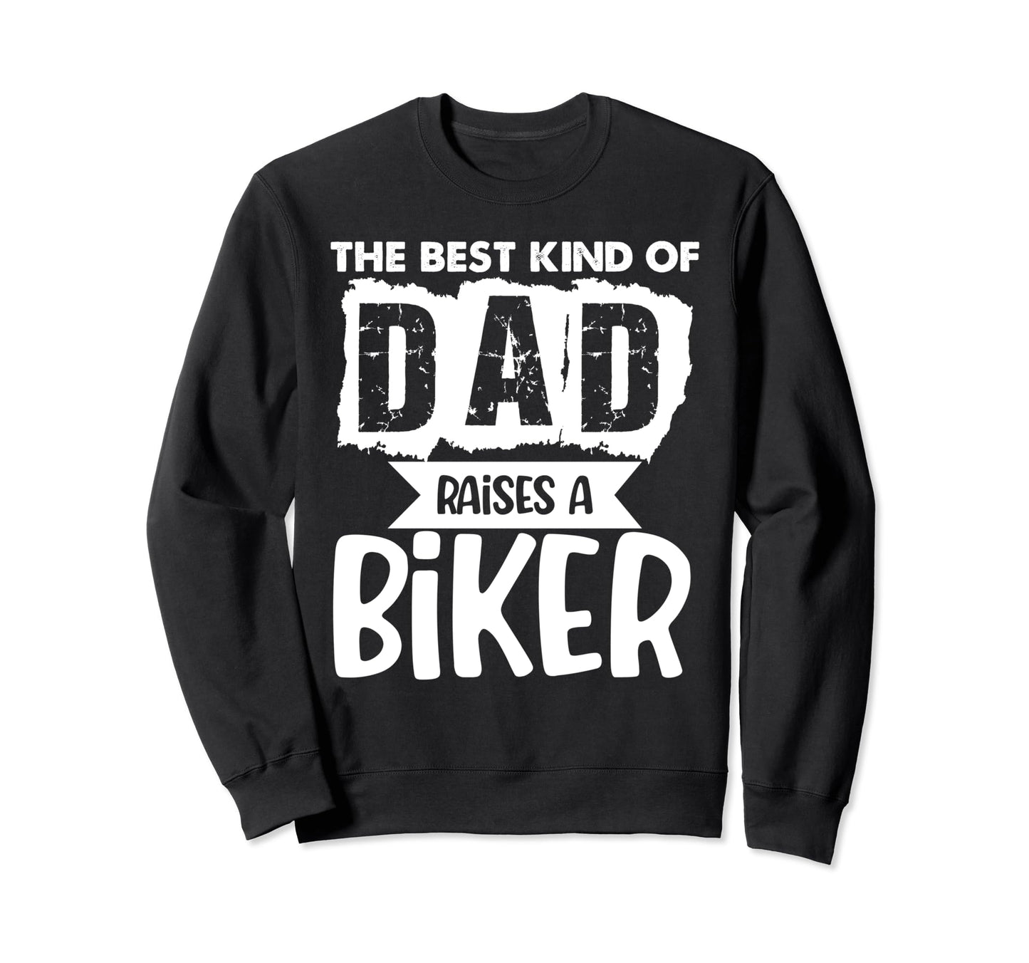 Motorcycle Biker Dad Father Gift Sweatshirt - Custom Art Print for Adults - T-Shirt, Sweatshirt, Hoodie