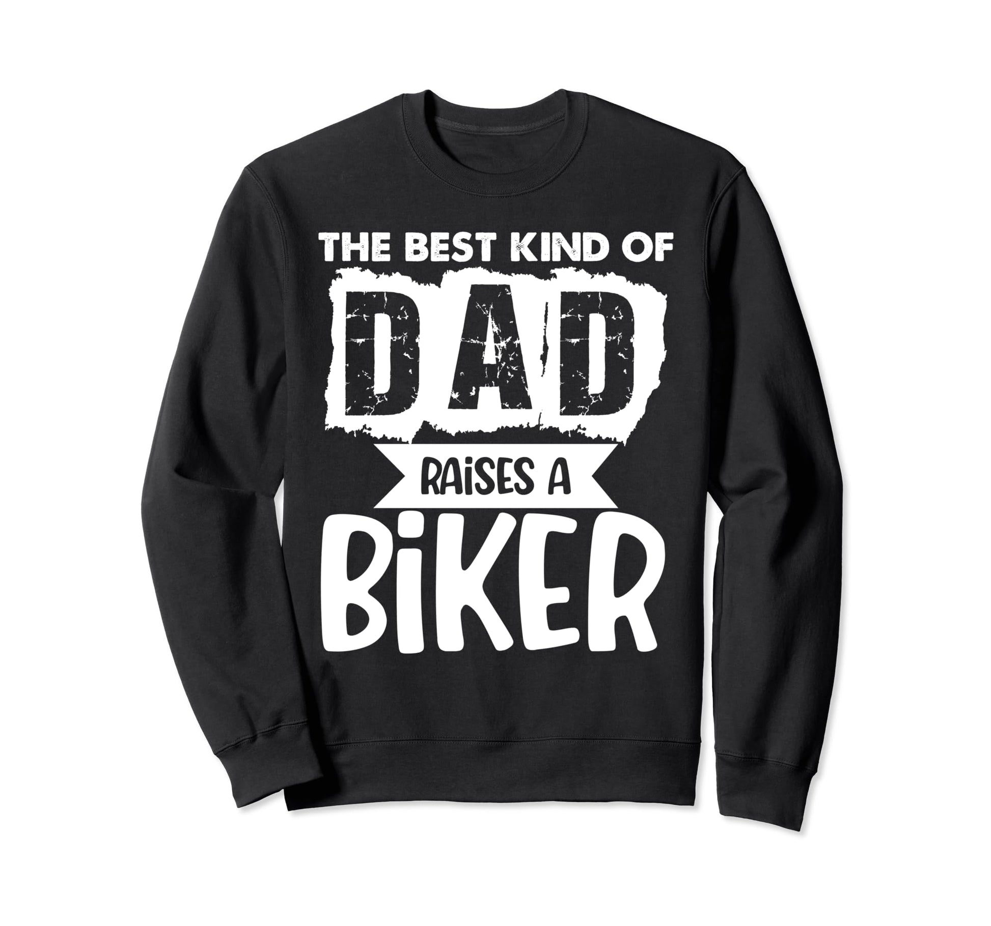 Motorcycle Biker Dad Father Gift Sweatshirt - Custom Art Print for Adults - T-Shirt, Sweatshirt, Hoodie