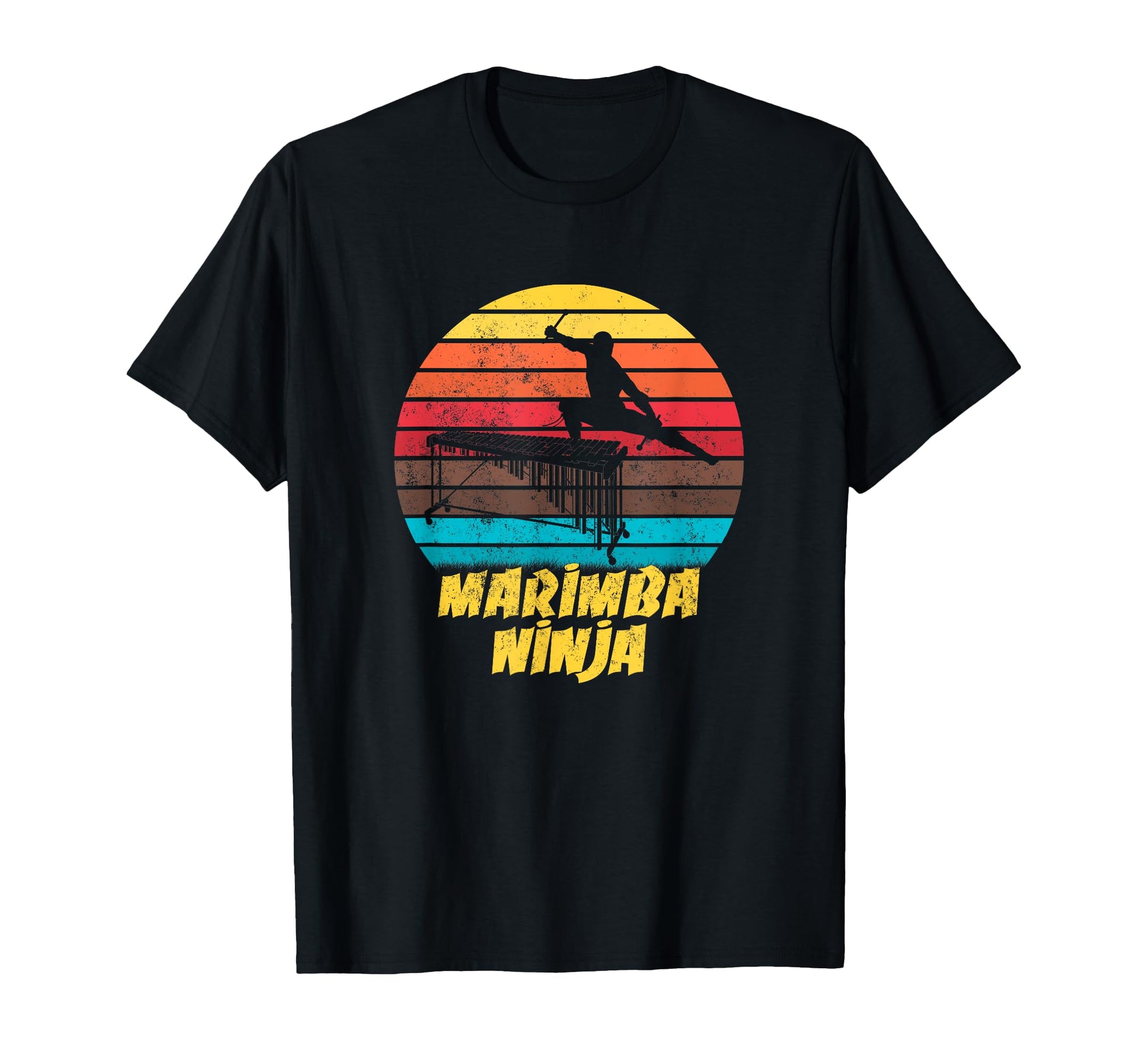 Marimba Ninja Funny Marching Band T-Shirt - Aesthetic Graphic Unisex - T-Shirt, Sweatshirt, Hoodie