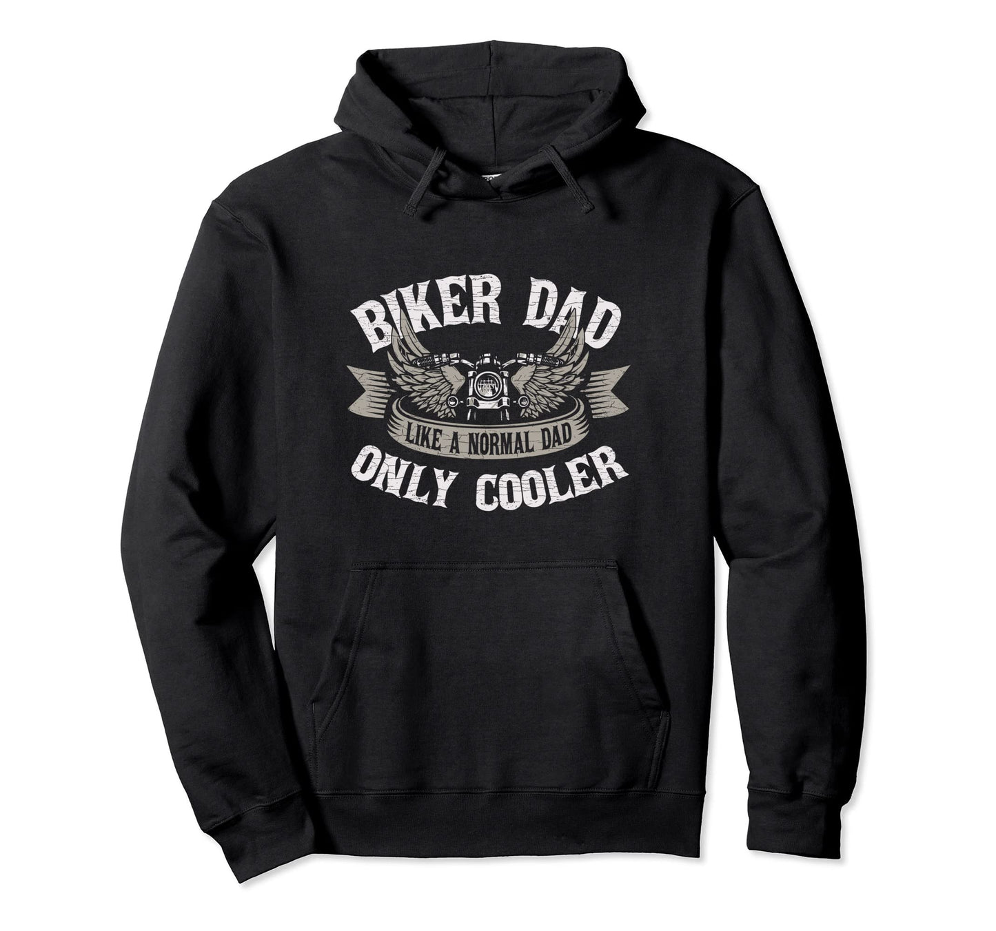Motorcycle Dad Biker Hoodie - Streetwear Style for Adults - T-Shirt, Sweatshirt, Hoodie