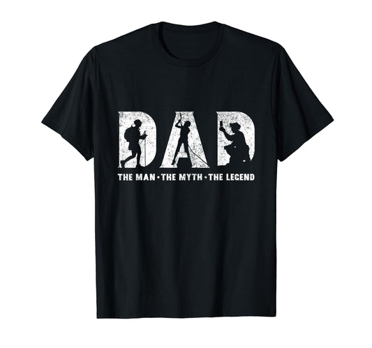 Caving Dad Myth Legend Fathers Day T-Shirt - Trendy Graphic Unisex - T-Shirt, Sweatshirt, Hoodie
