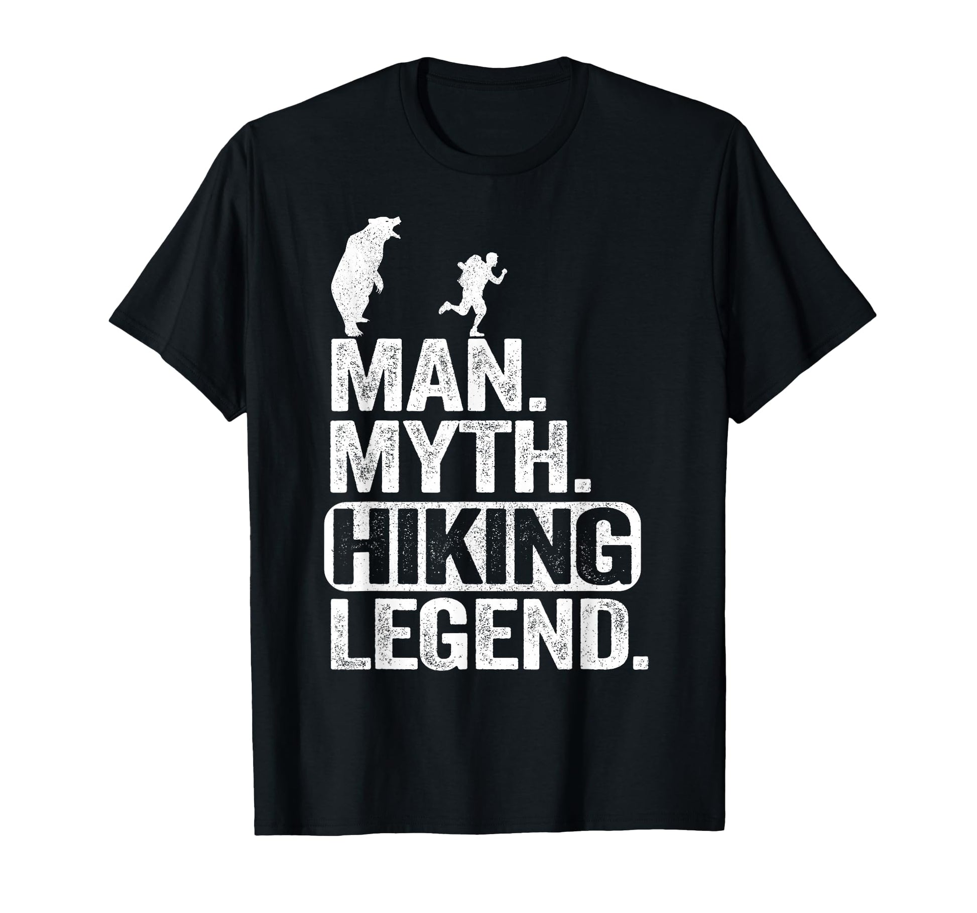 Myth Hiking Legend Hiker Grandpa Bear T-Shirt - Streetwear Style Unisex - T-Shirt, Sweatshirt, Hoodie