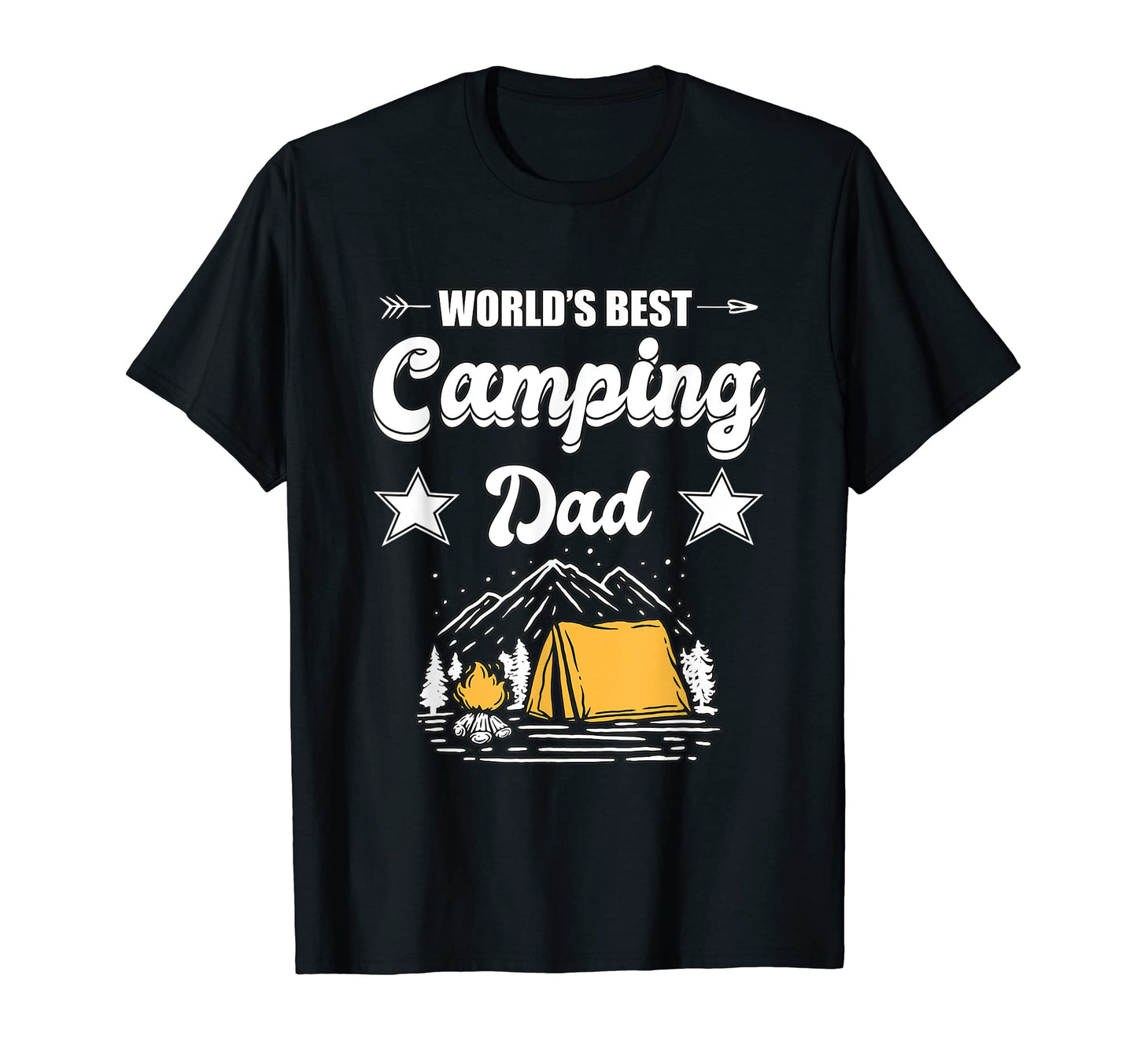 Mens Worlds Best Camping Dad Camper T-Shirt - Aesthetic Graphic Unisex - T-Shirt, Sweatshirt, Hoodie