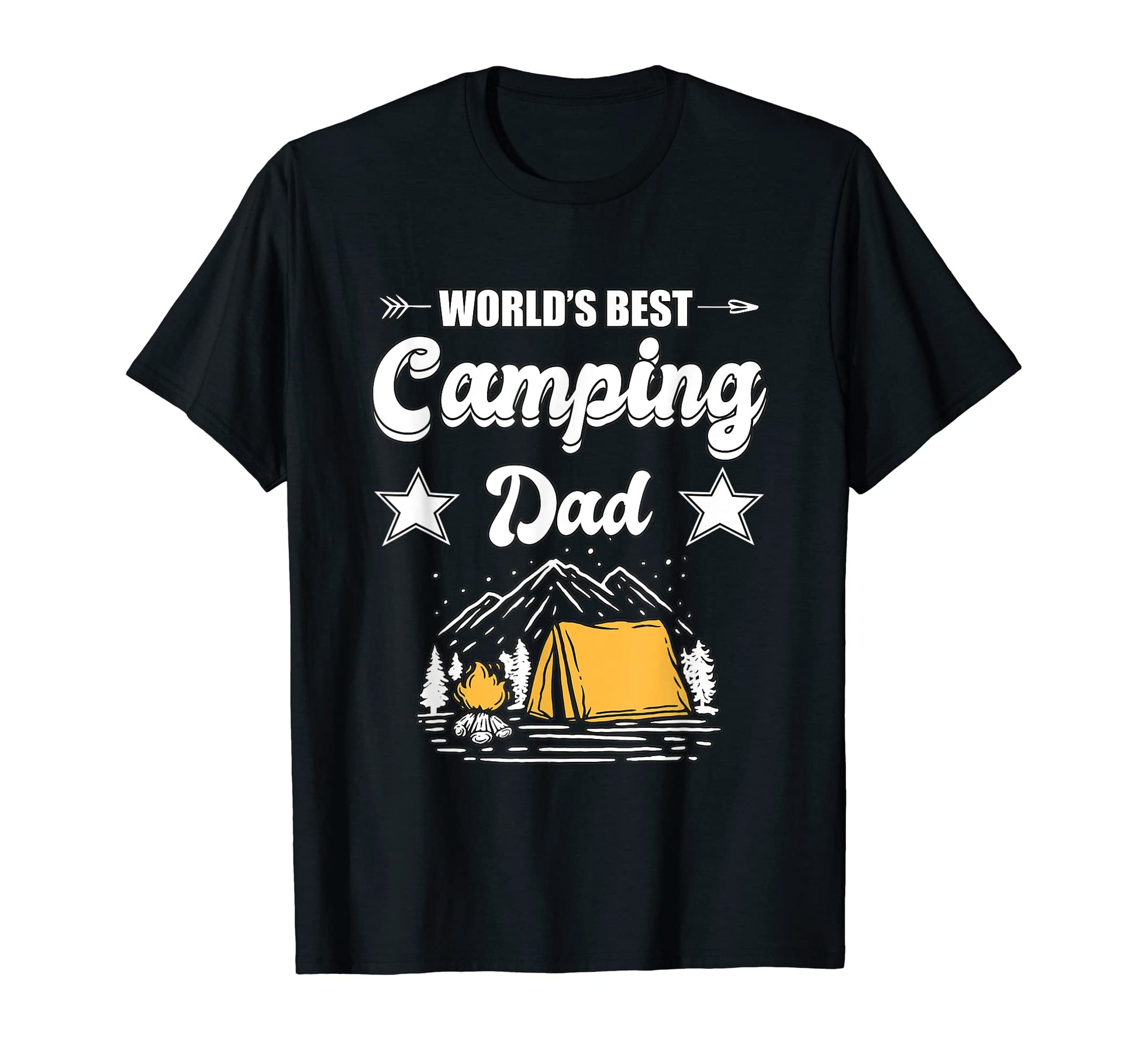 Mens Worlds Best Camping Dad Camper T-Shirt - Aesthetic Graphic Unisex - T-Shirt, Sweatshirt, Hoodie