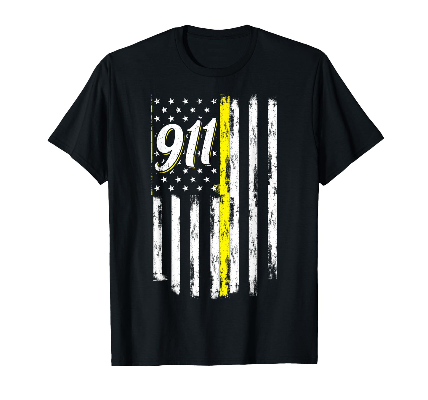 911 Dispatcher Thin Yellow Line Police T-Shirt - Novelty Apparel Men Women - T-Shirt, Sweatshirt, Hoodie