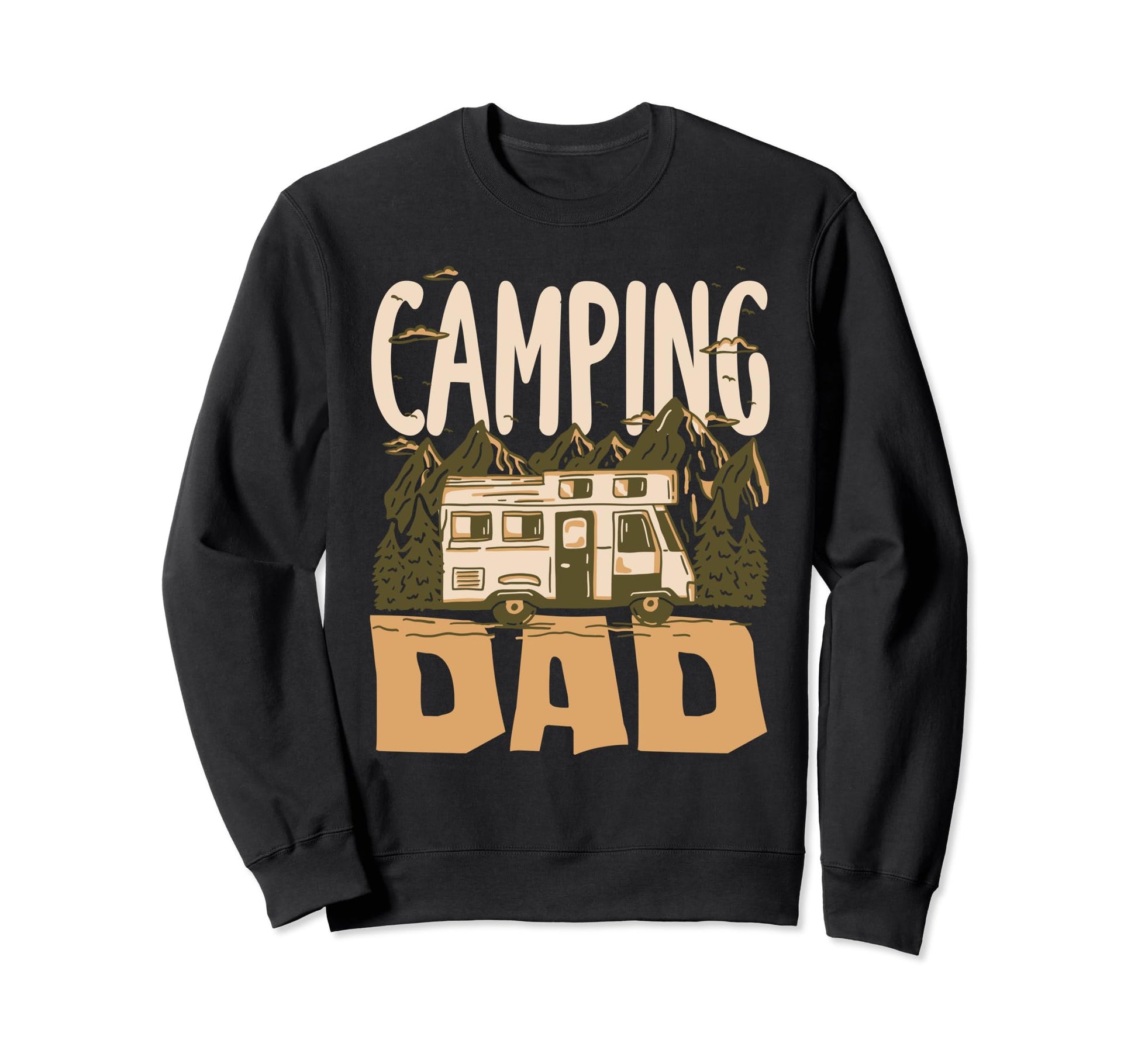 Camping Dad 5Th Wheel Camper Rv Sweatshirt - Novelty Apparel for Adults - T-Shirt, Sweatshirt, Hoodie