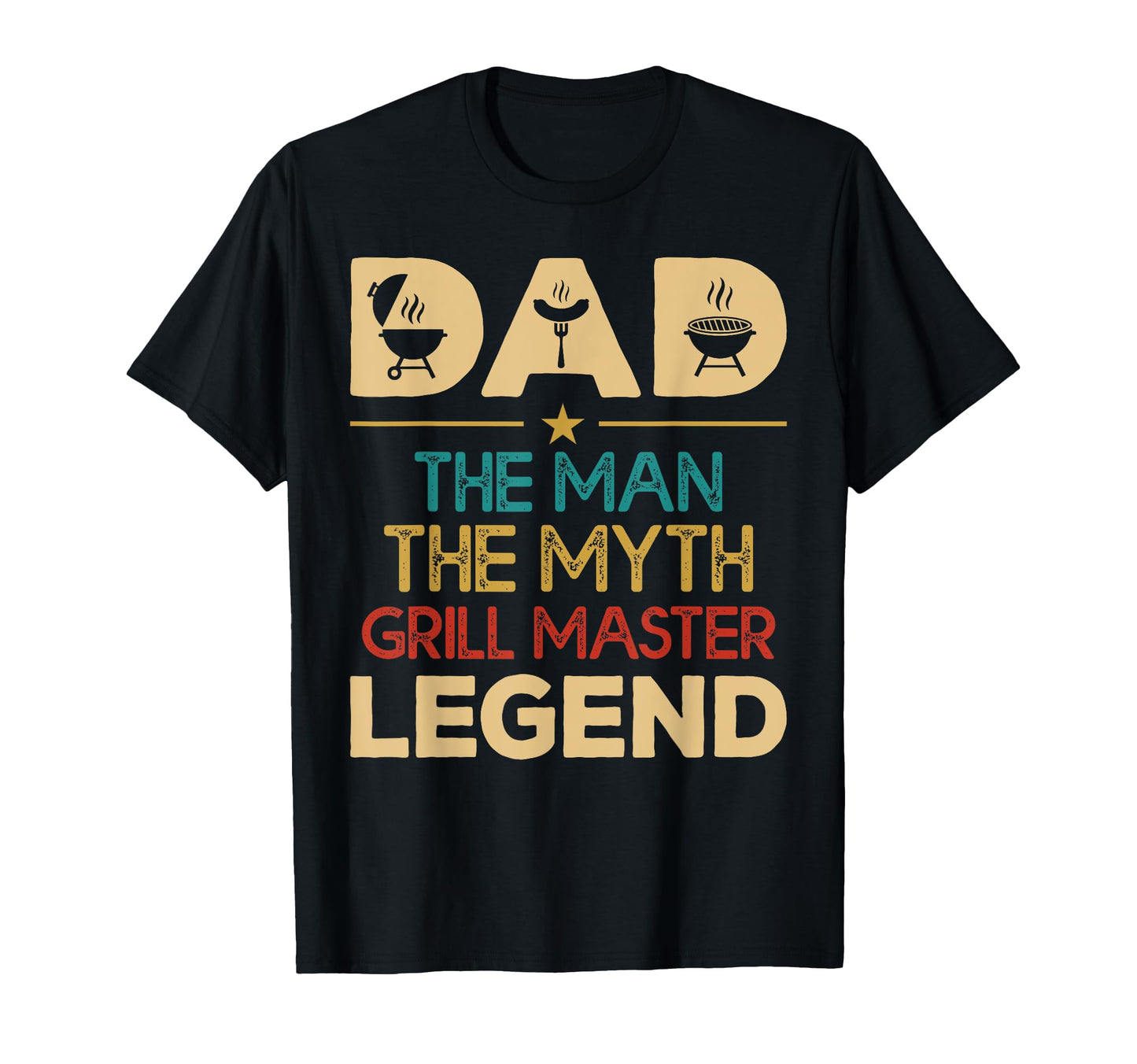 Dad Myth Grill Master Legend Gift Sweatshirt - Streetwear Style Unisex - T-Shirt, Sweatshirt, Hoodie