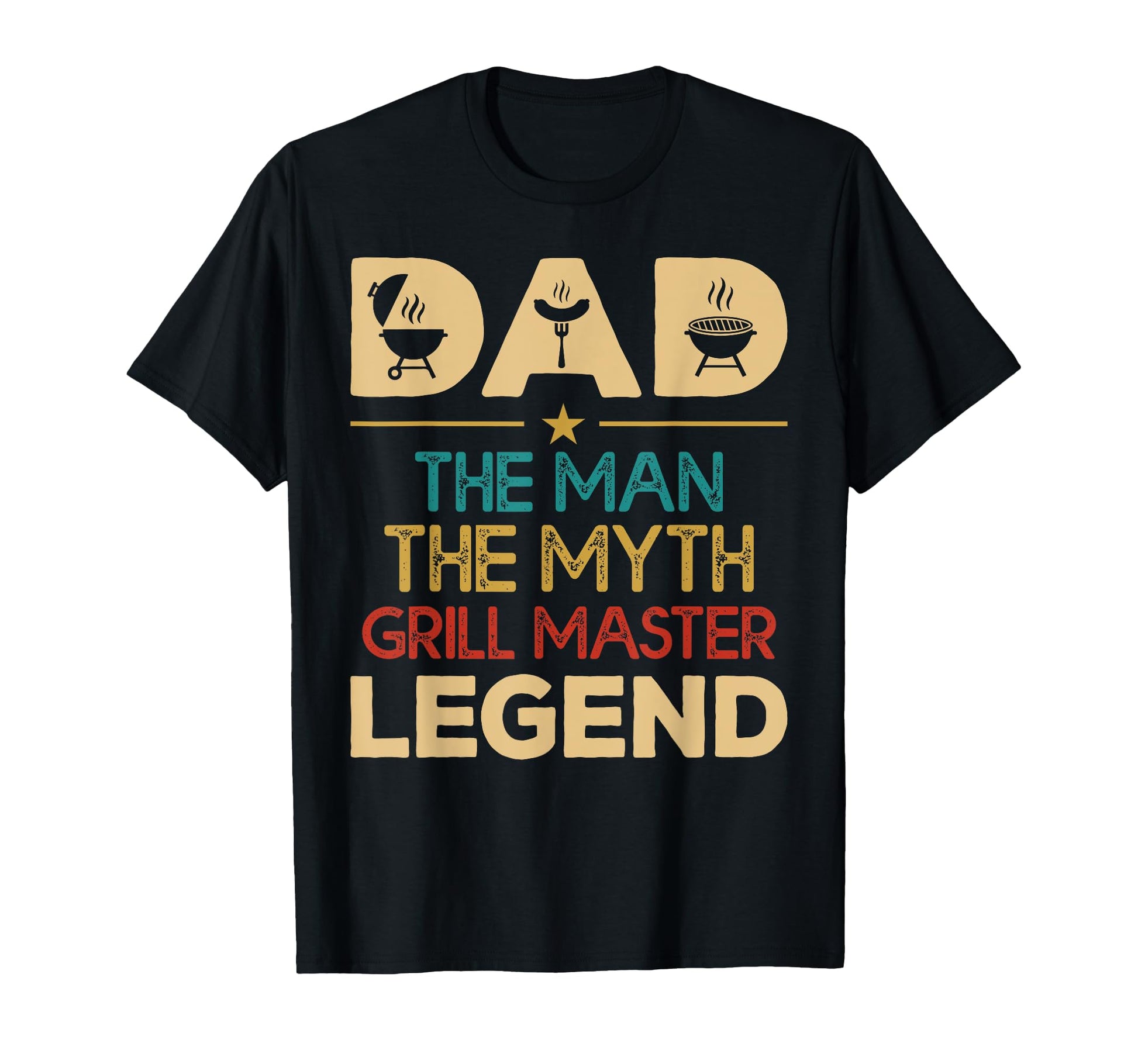 Dad Myth Grill Master Legend Gift Sweatshirt - Streetwear Style Unisex - T-Shirt, Sweatshirt, Hoodie