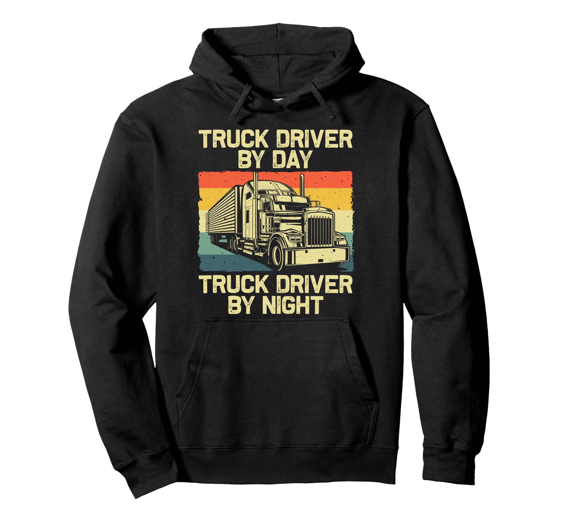 Best Truck Driver Art Dad Trucking Hoodie - Aesthetic Graphic for Adults - T-Shirt, Sweatshirt, Hoodie