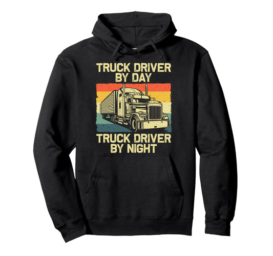 Best Truck Driver Art Dad Trucking Hoodie - Aesthetic Graphic for Adults - T-Shirt, Sweatshirt, Hoodie