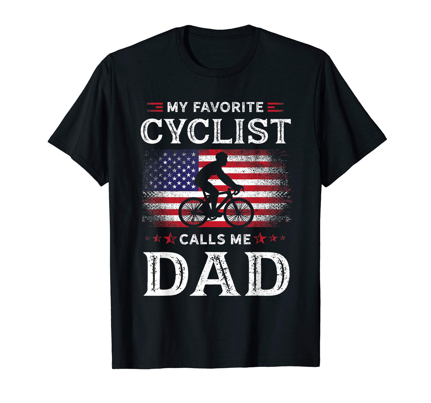 Mens Cycling American Flag Bicycle T-Shirt - Streetwear Style for Adults - T-Shirt, Sweatshirt, Hoodie