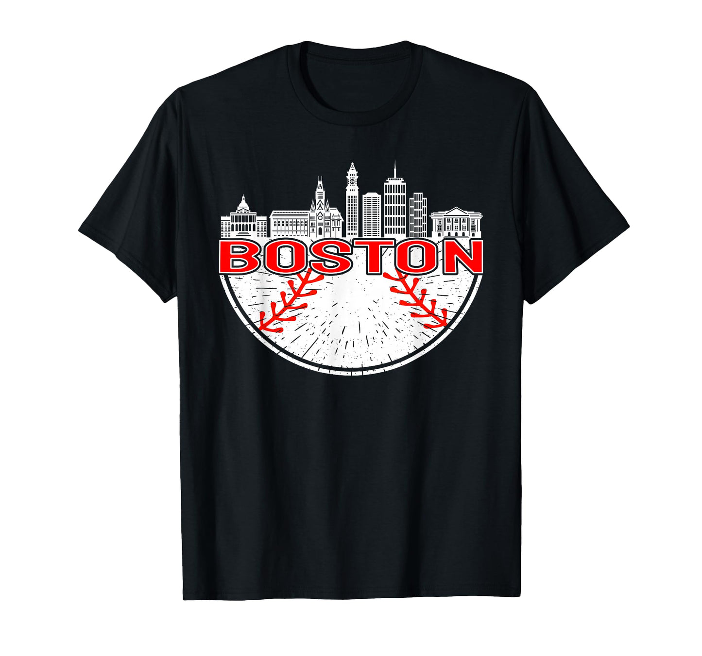 Boston Baseball And T-Shirt - Novelty Apparel Unisex - T-Shirt, Sweatshirt, Hoodie